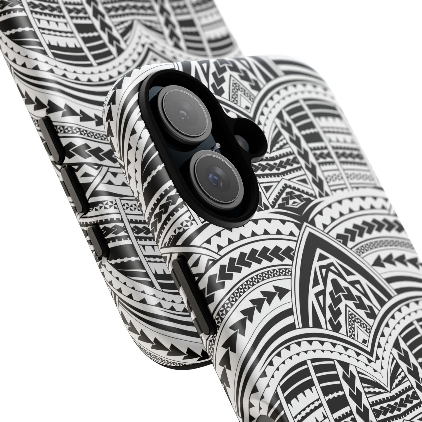 Tatoeage: telefoonhoesje met tribalpatroon voor iPhone, Samsung Galaxy en Google Pixel