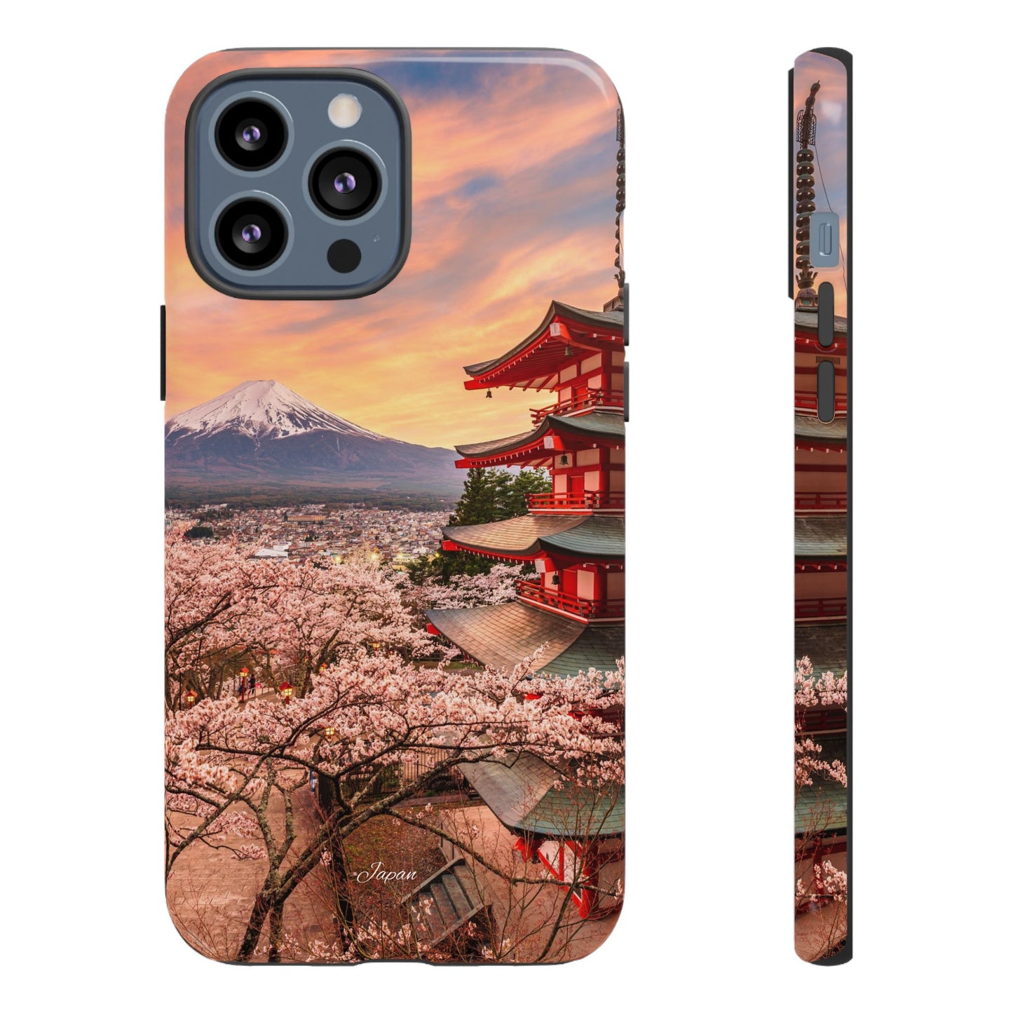 Cherry Blossoms Mt. Fuji phone case for iPhone, Galaxy and Pixel devices