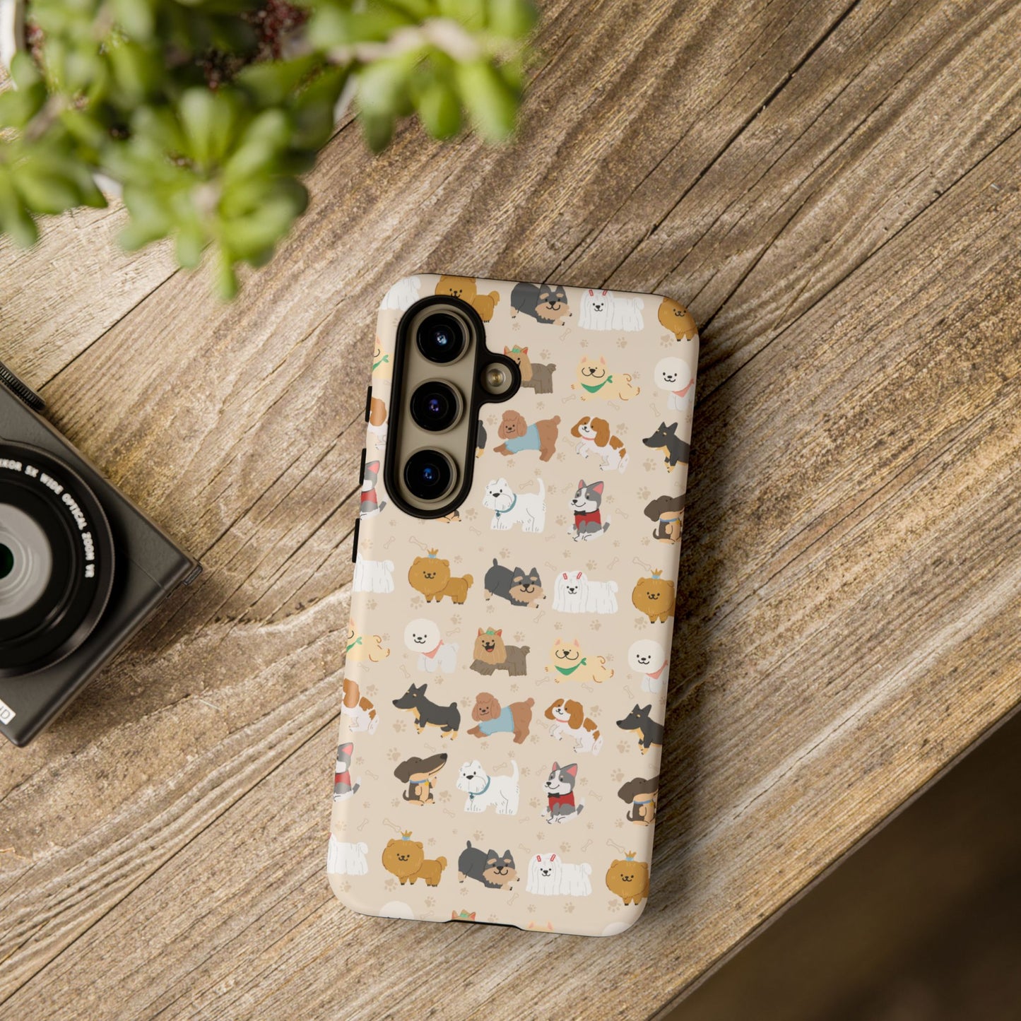 Cute Dogs: Tough Case for iPhone, Samsung Galaxy and Google Pixel devices