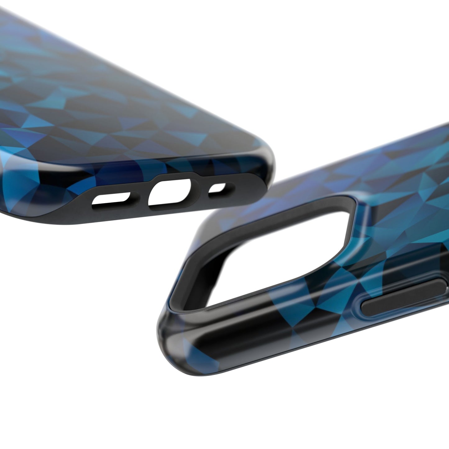 Blue Diamonds (MagSafe version): Elegant phone case for iPhone