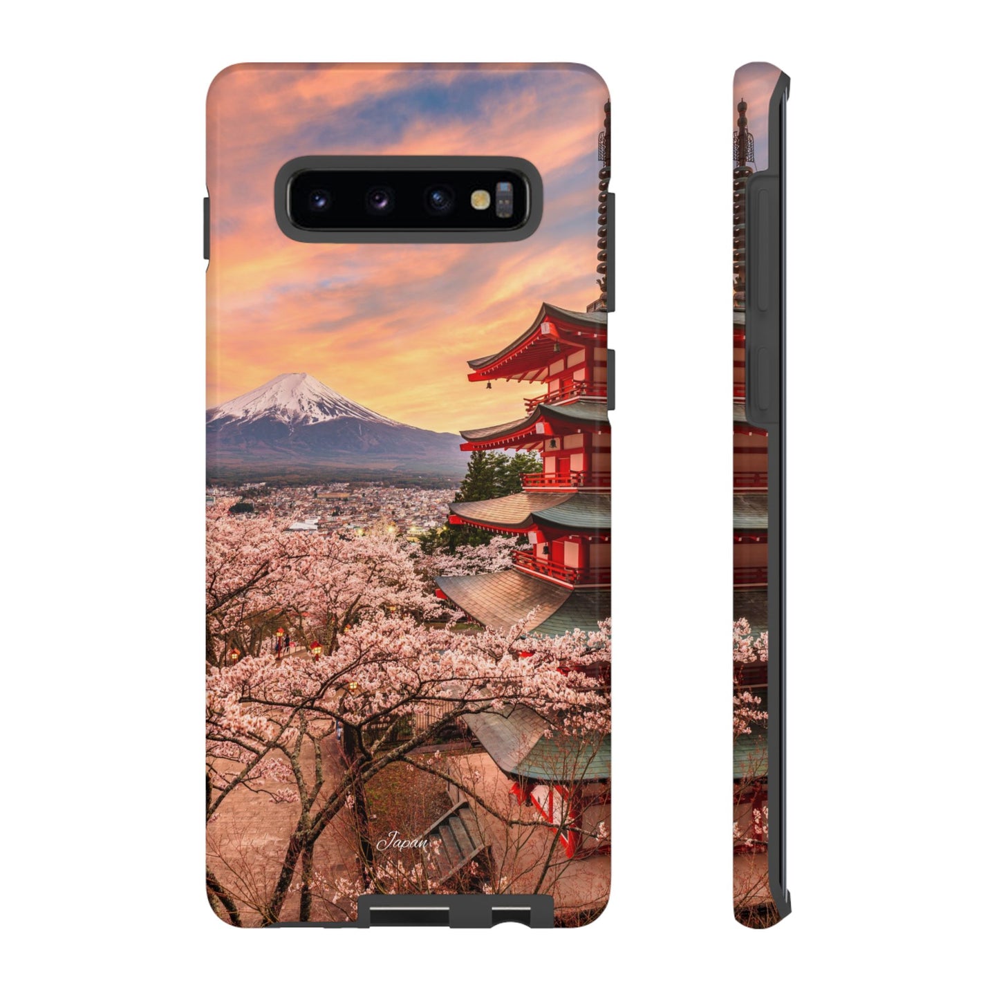 Cherry Blossoms Mt. Fuji phone case for iPhone, Galaxy and Pixel devices