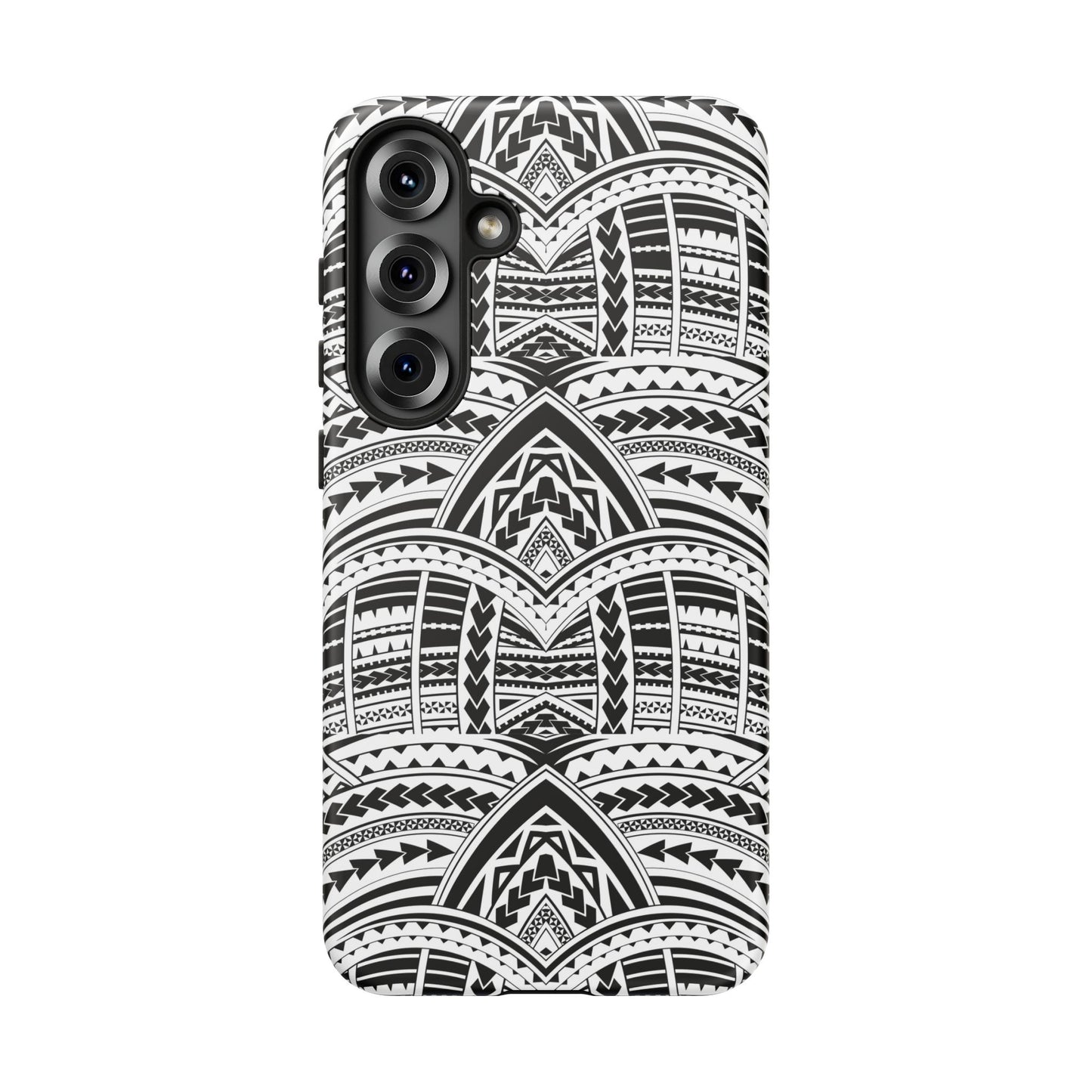Tatoeage: telefoonhoesje met tribalpatroon voor iPhone, Samsung Galaxy en Google Pixel