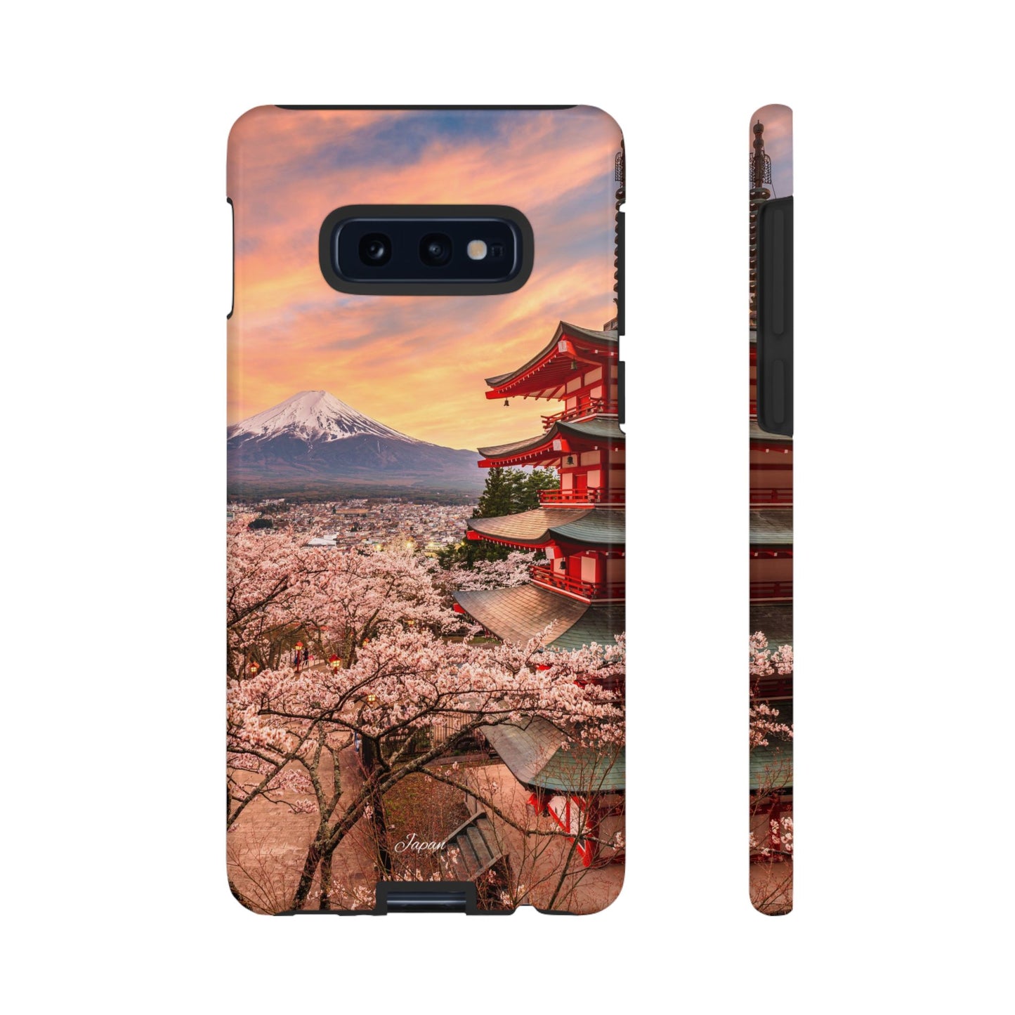 Cherry Blossoms Mt. Fuji phone case for iPhone, Galaxy and Pixel devices