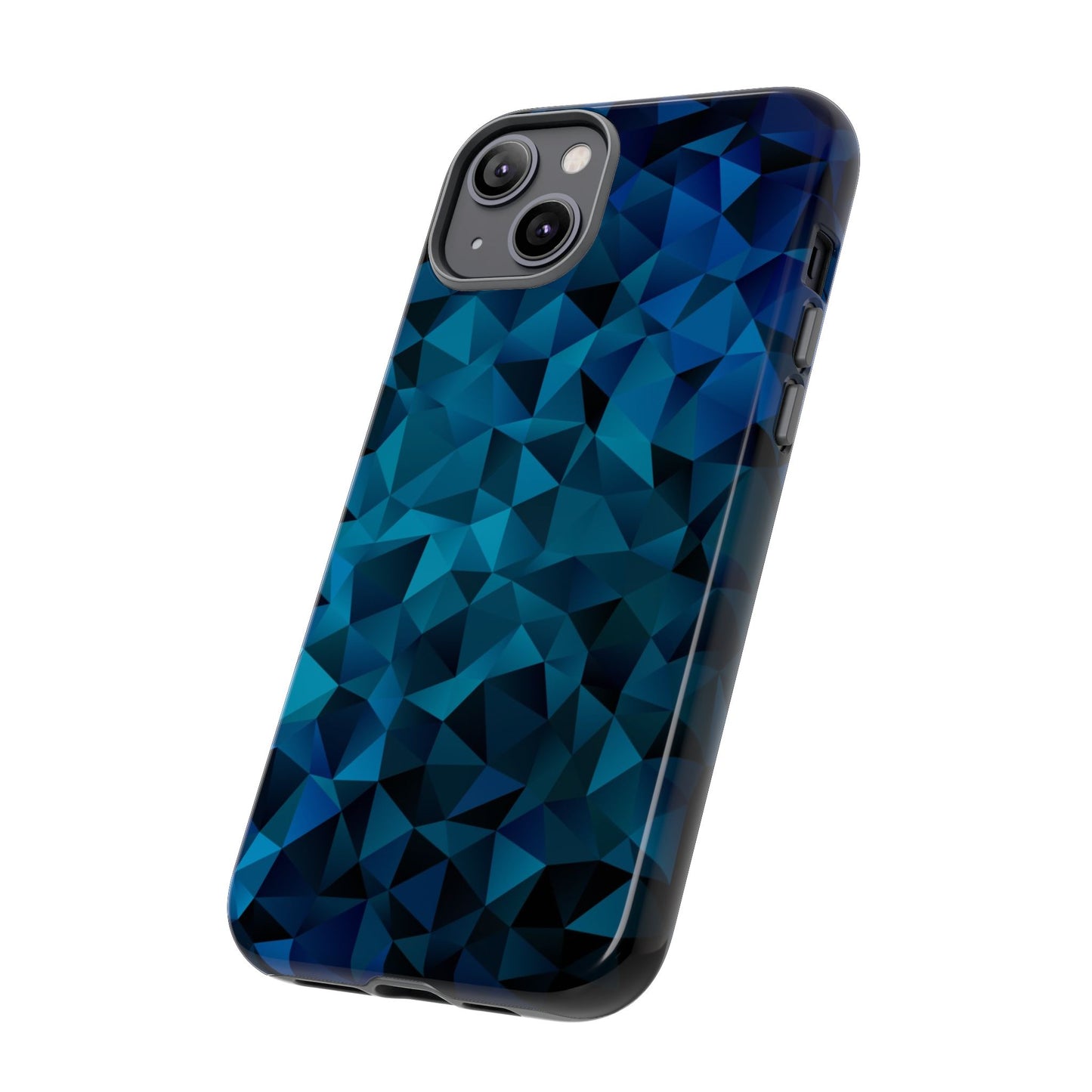 Blue Diamonds: Phone Case with Elegant Prints for iPhone, Samsung Galaxy and Google Pixel devices