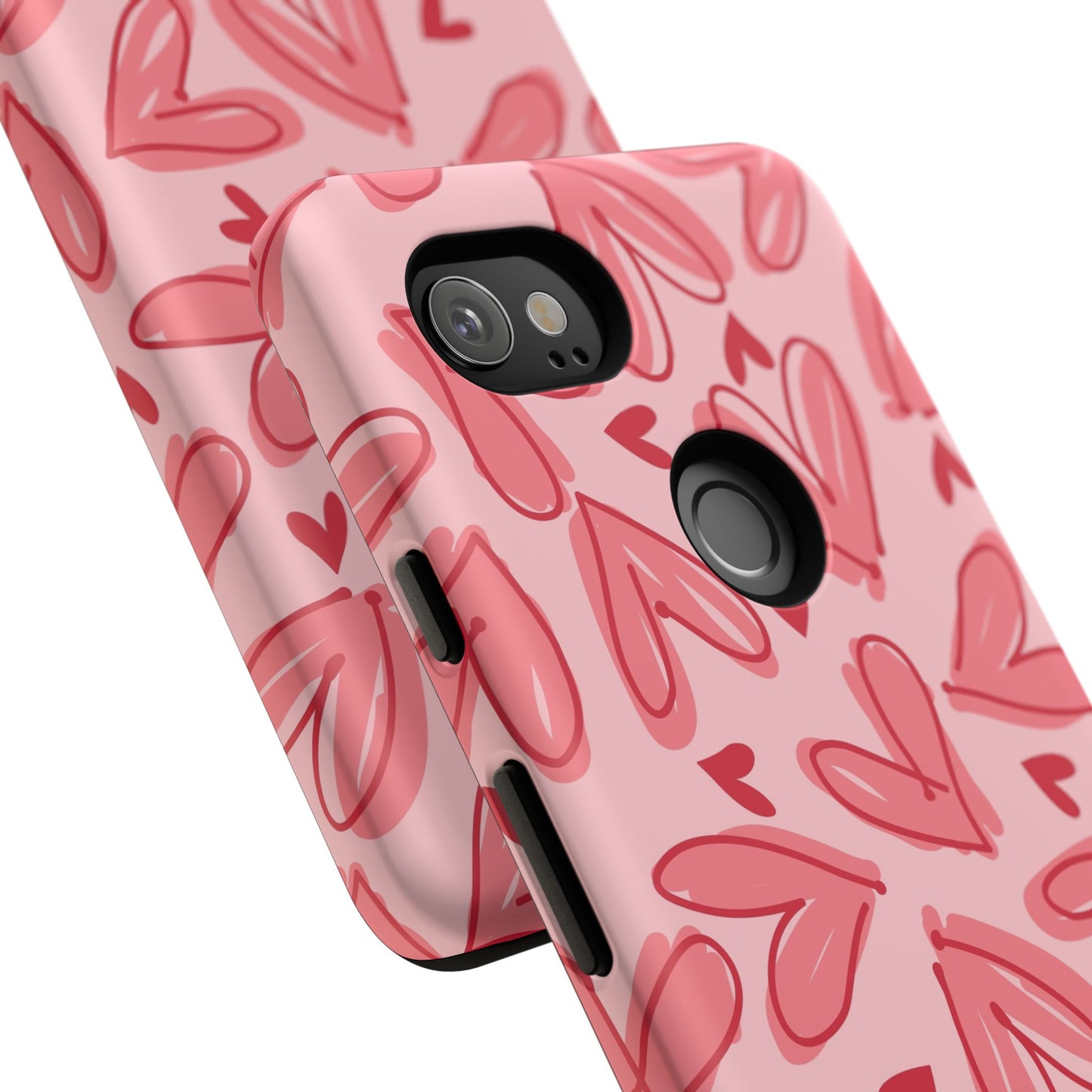 Hearts: Tough Case for iPhone, Samsung Galaxy and Google Pixel devices