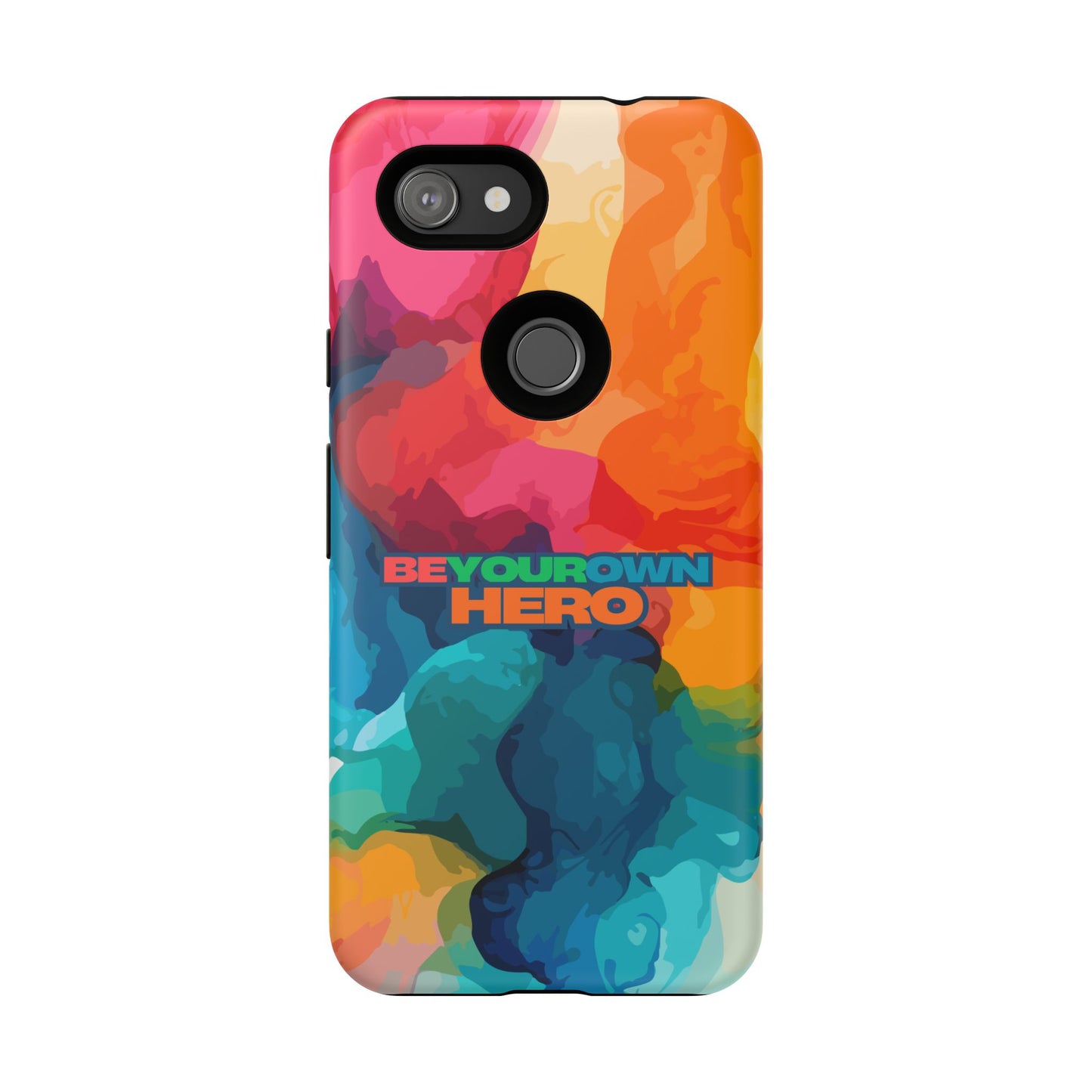 Be Your Own Hero: Tough Case for iPhone, Samsung Galaxy and Google Pixel