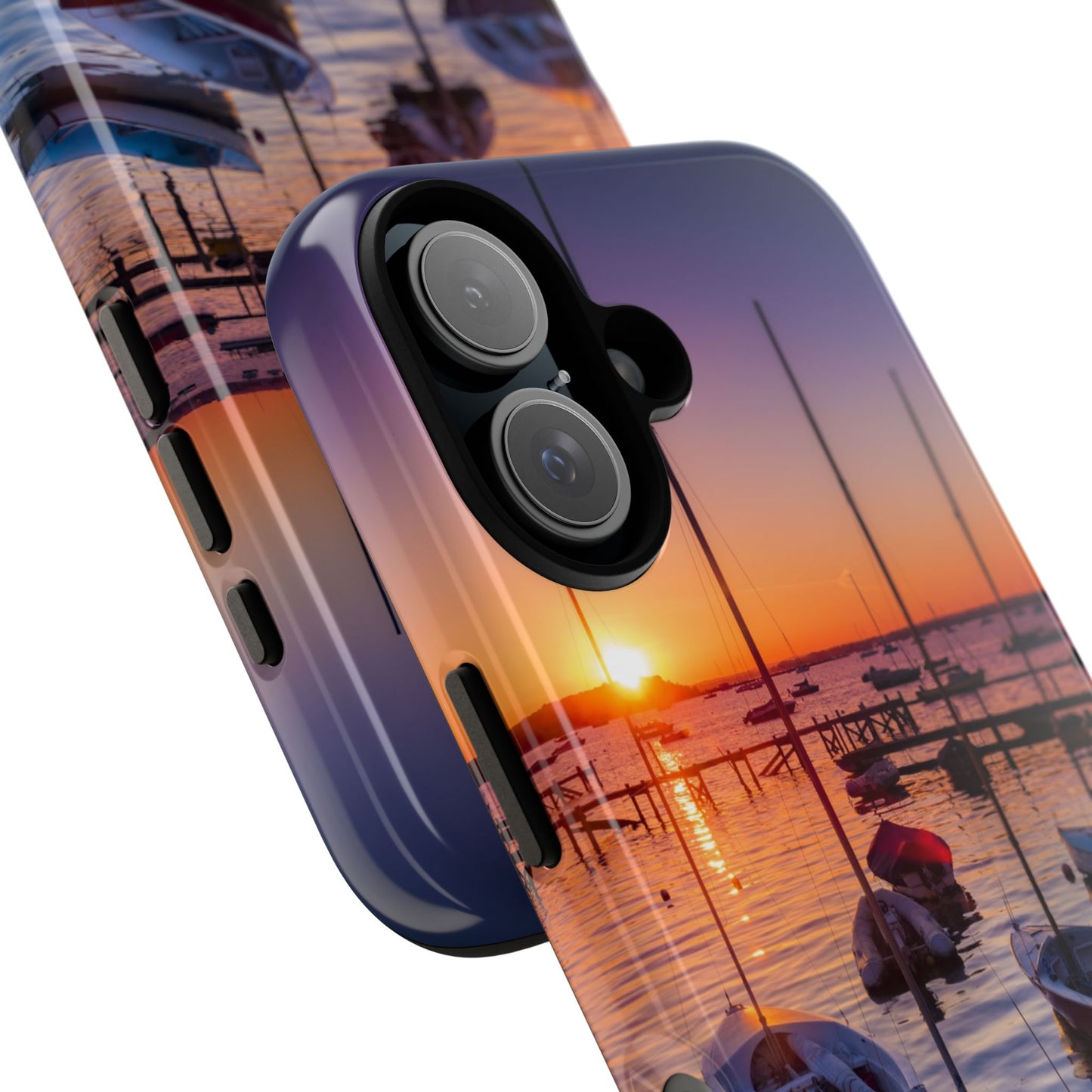 Fortune Favors the Bold: Sunset Sail Phone Case for iPhone, Samsung Galaxy and Google Pixel devices