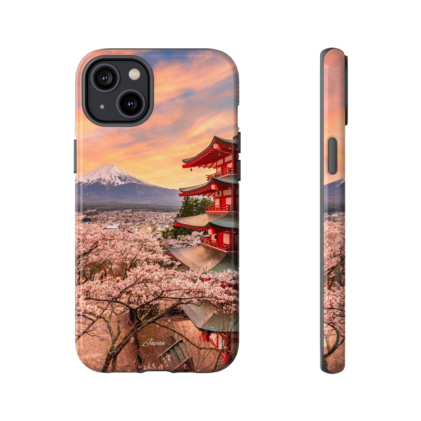 Cherry Blossoms Mt. Fuji phone case for iPhone, Galaxy and Pixel devices