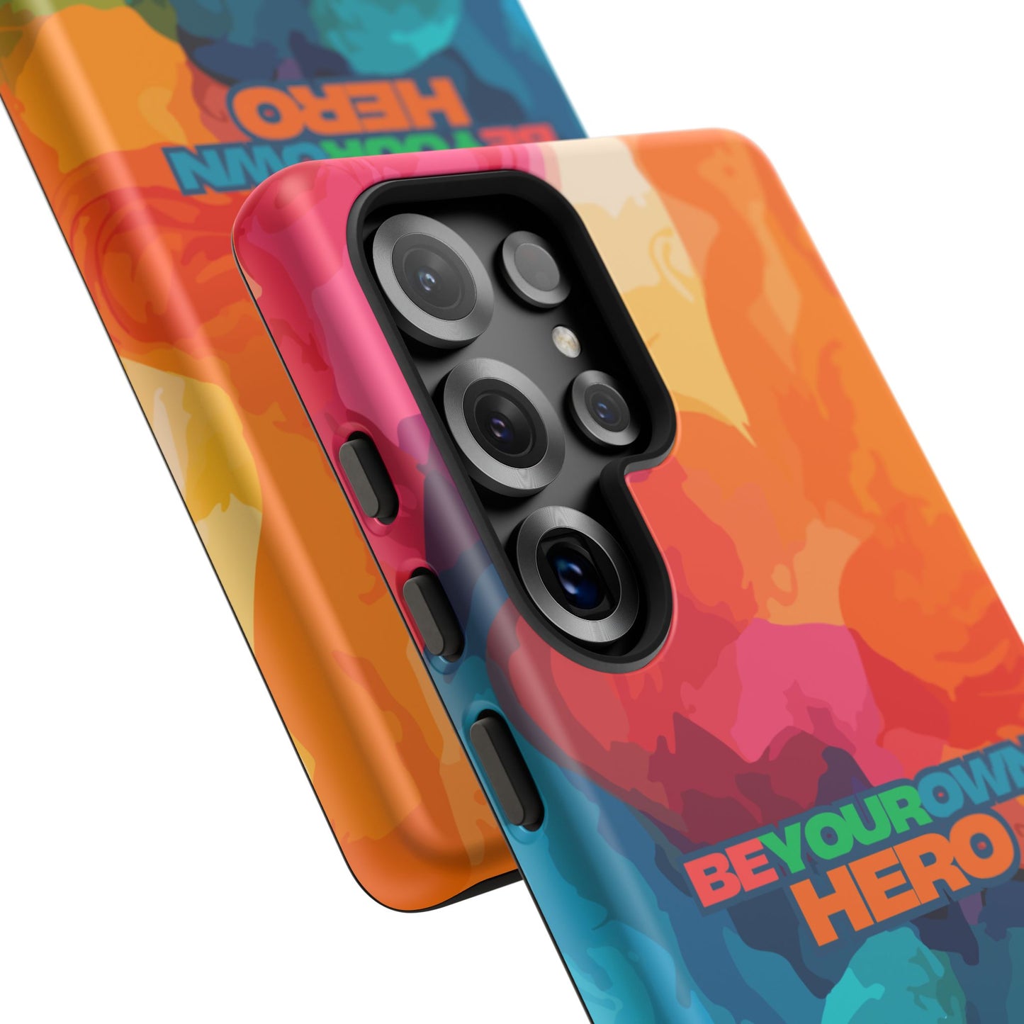 Be Your Own Hero: Tough Case for iPhone, Samsung Galaxy and Google Pixel