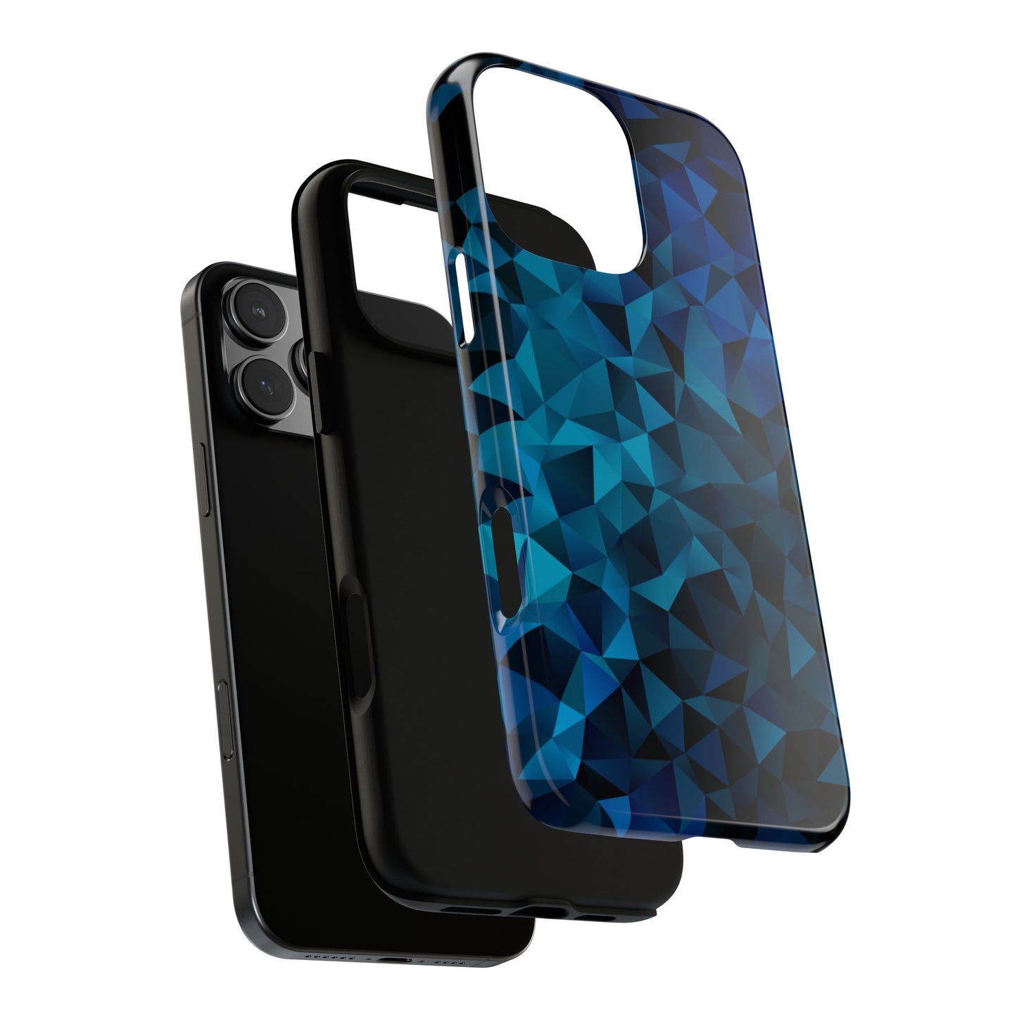 Blue Diamonds: Phone Case with Elegant Prints for iPhone, Samsung Galaxy and Google Pixel devices