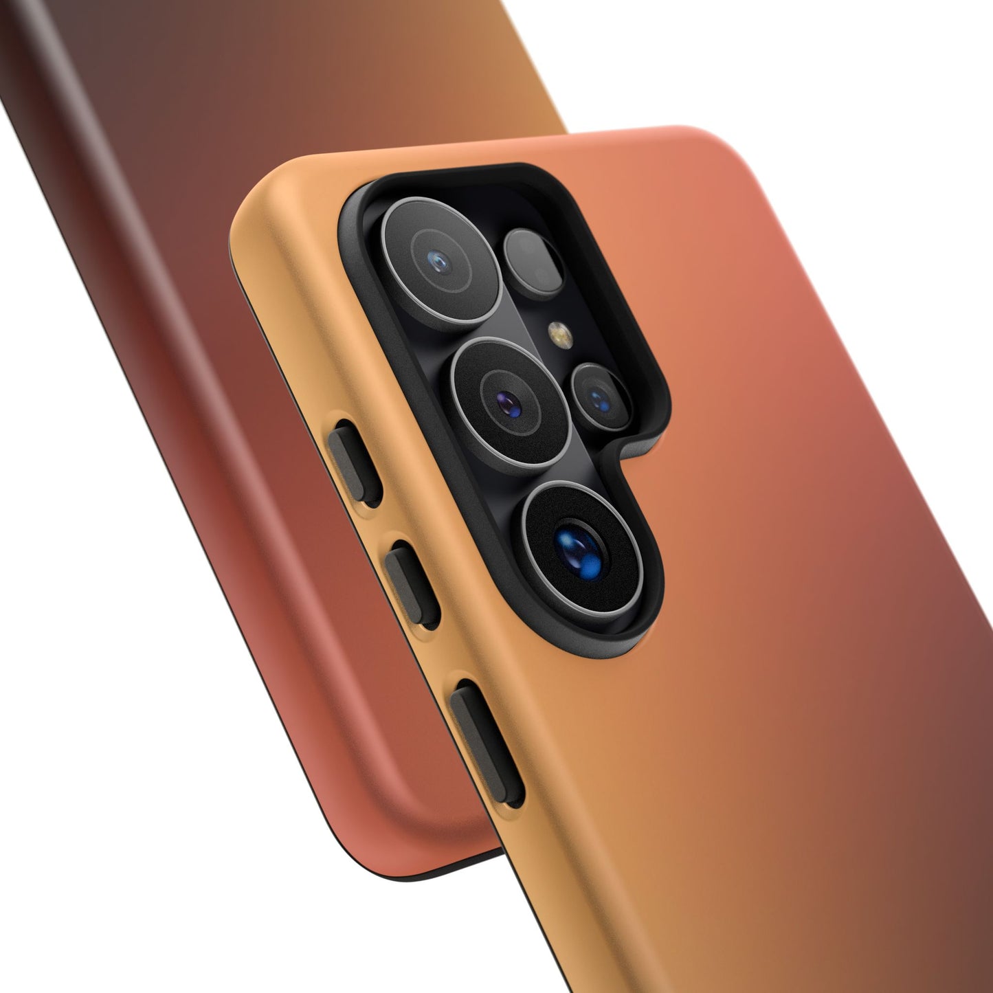 Midnight Peach: Luxury Phone Case for Samsung Galaxy Phones