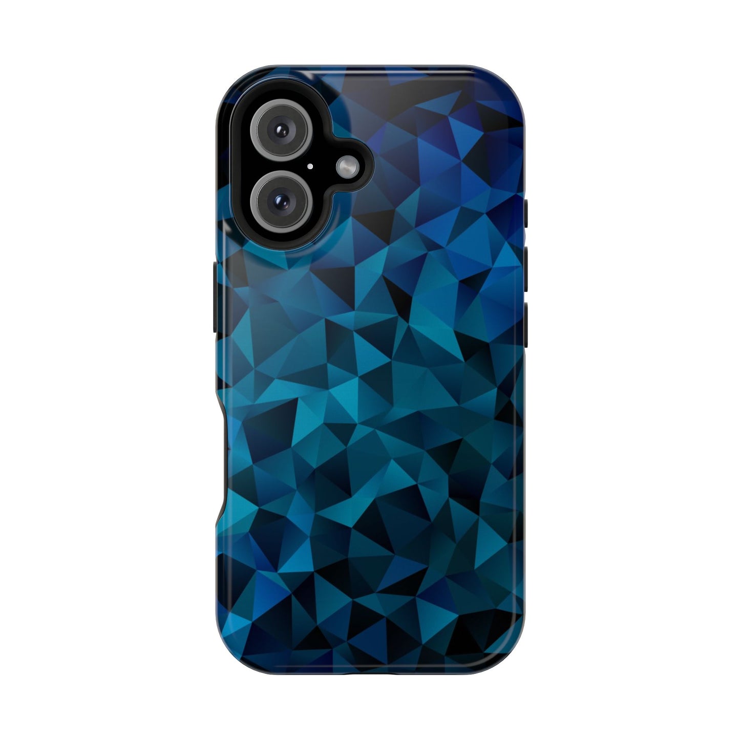 Blue Diamonds (MagSafe version): Elegant phone case for iPhone