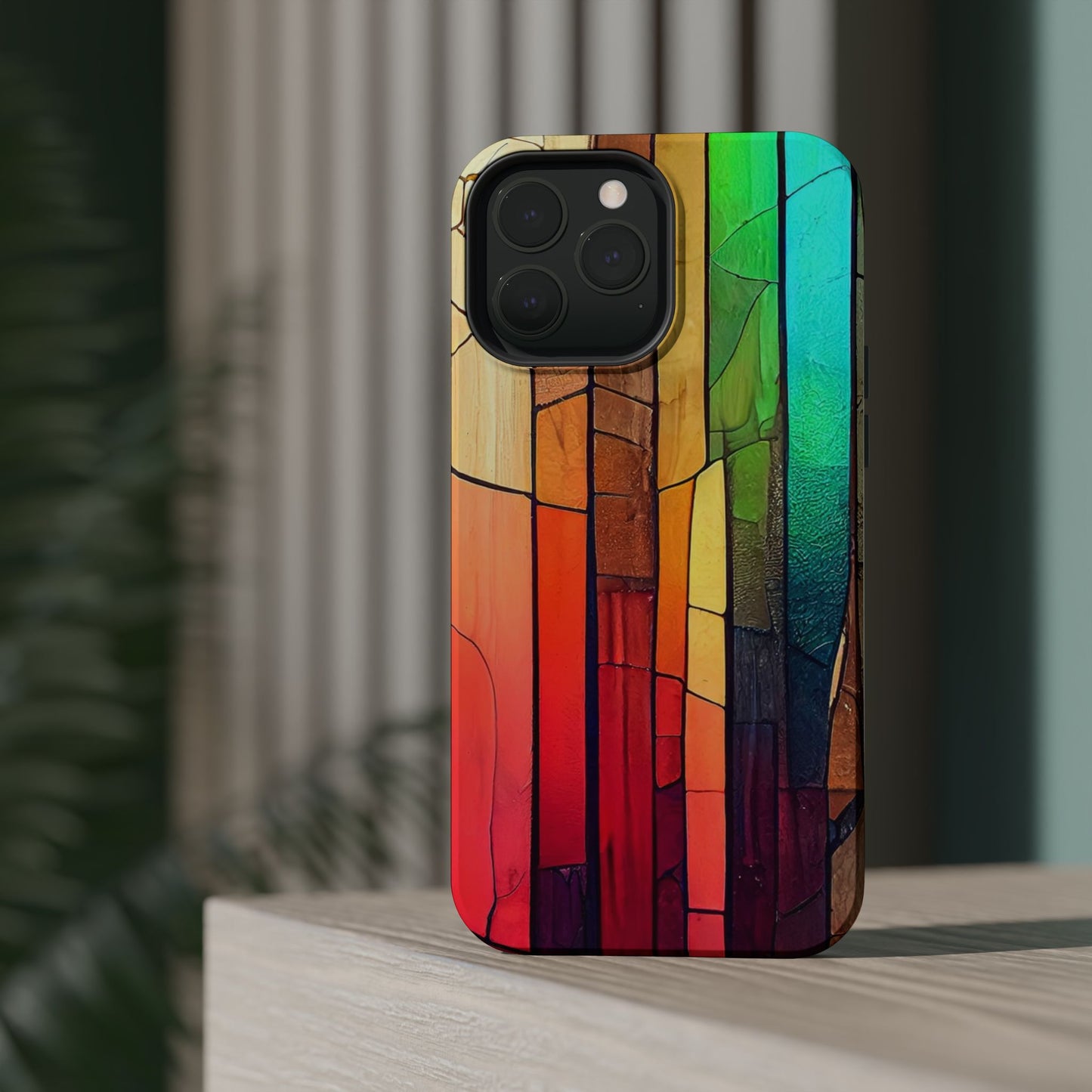 Stained Glass Design MagSafe Case for iPhone