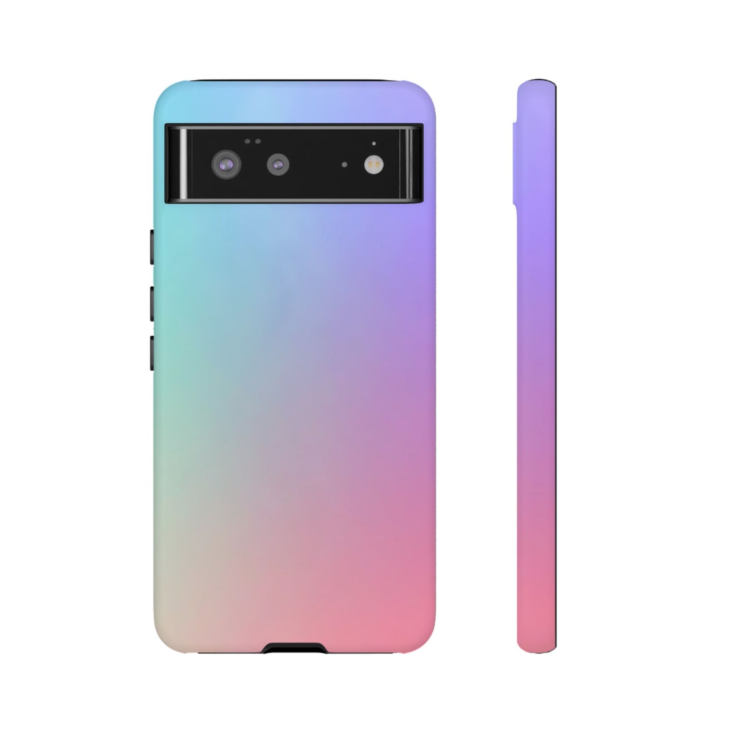 Cotton Candy: Quadcolor Pastel Gradient Tough Case for iPhone, Samsung Galaxy and Google Pixel devices
