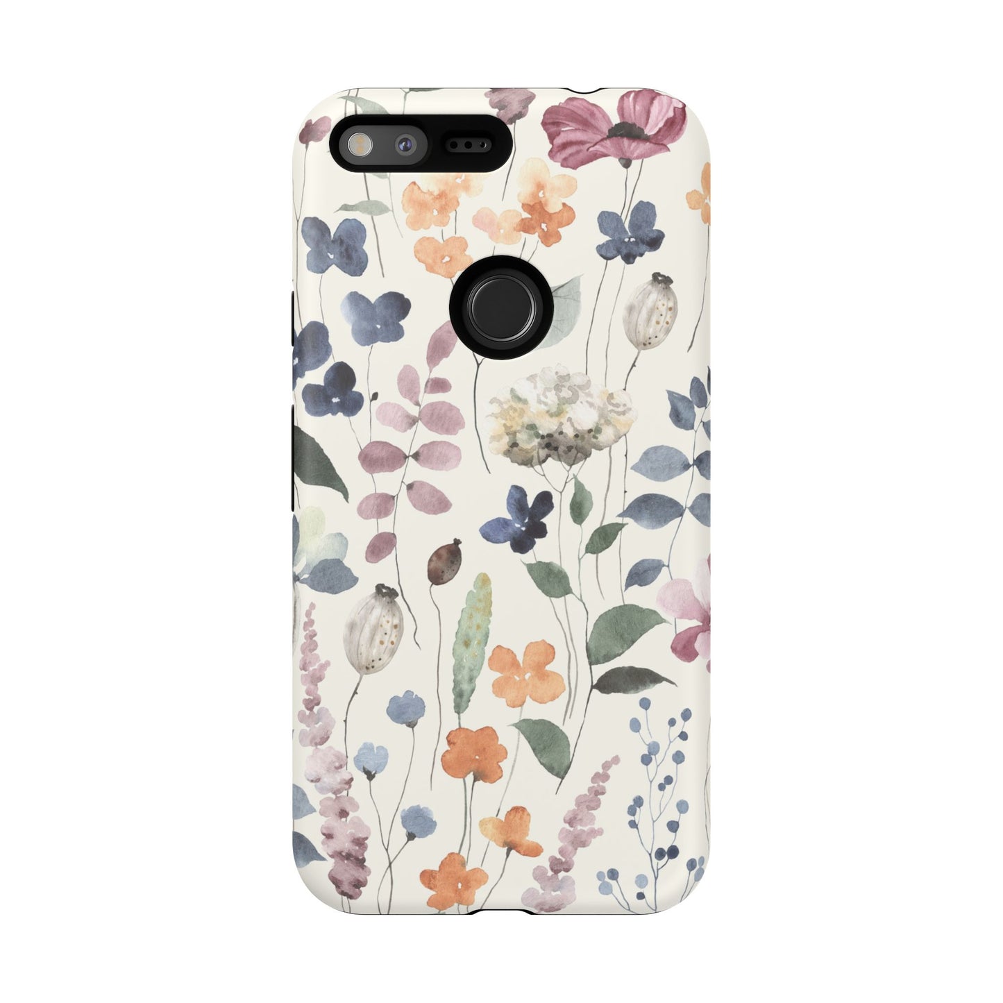 Floral prints phone case for iPhone, Samsung Galaxy and Pixel devices