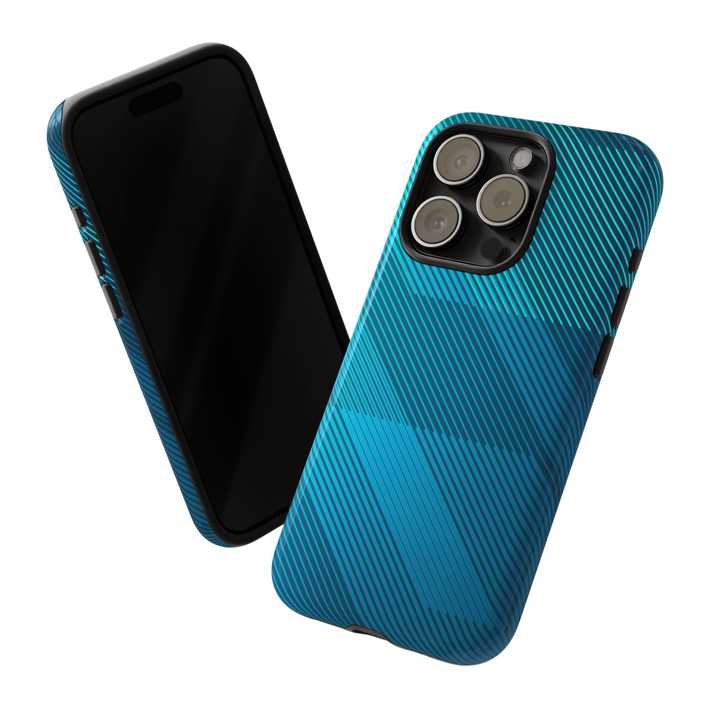 Blue Elegance: Tough Case for iPhone, Samsung Galaxy and Google Pixel devices