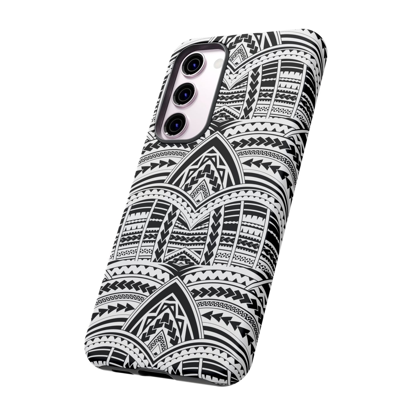 Tatoeage: telefoonhoesje met tribalpatroon voor iPhone, Samsung Galaxy en Google Pixel