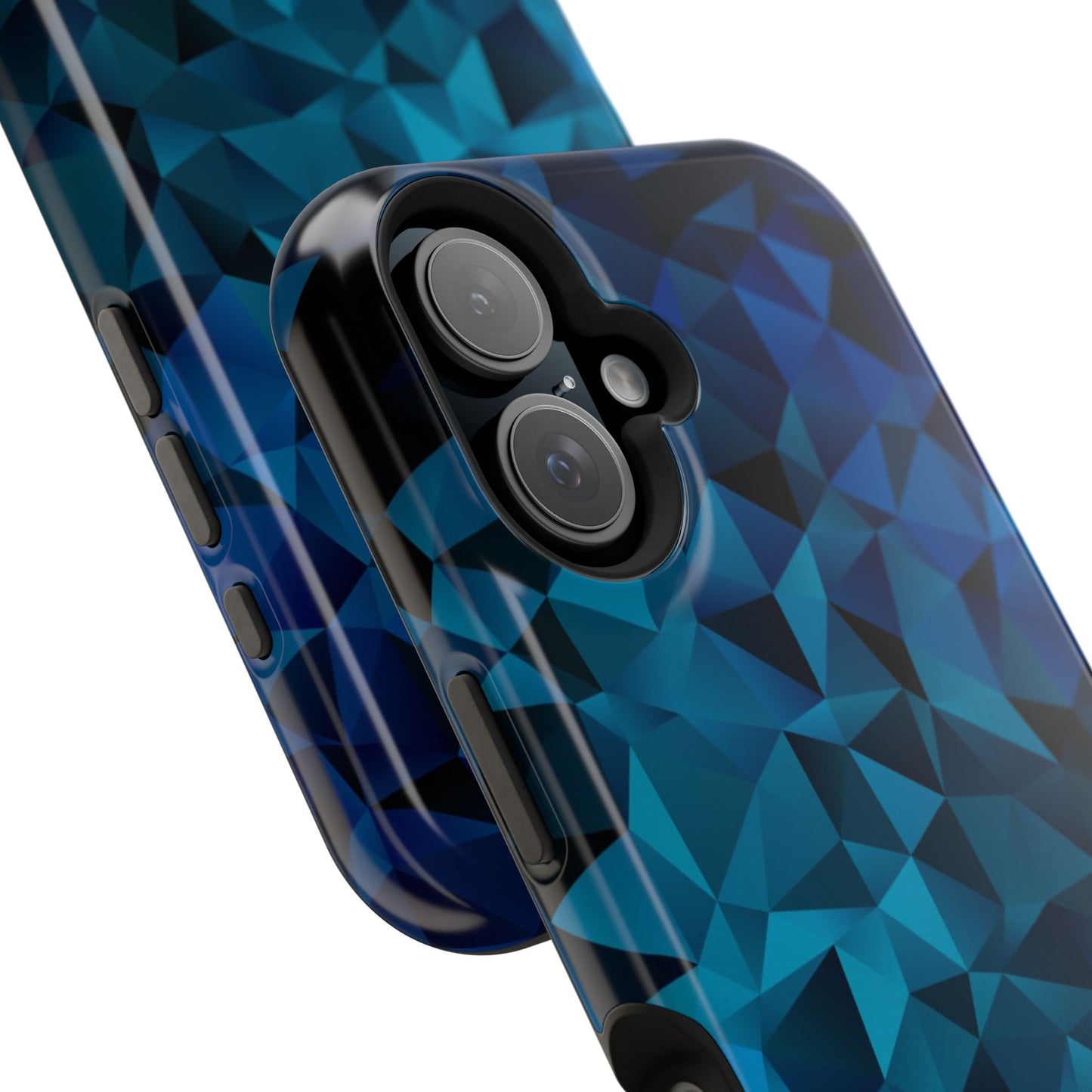 Blue Diamonds (MagSafe version): Elegant phone case for iPhone