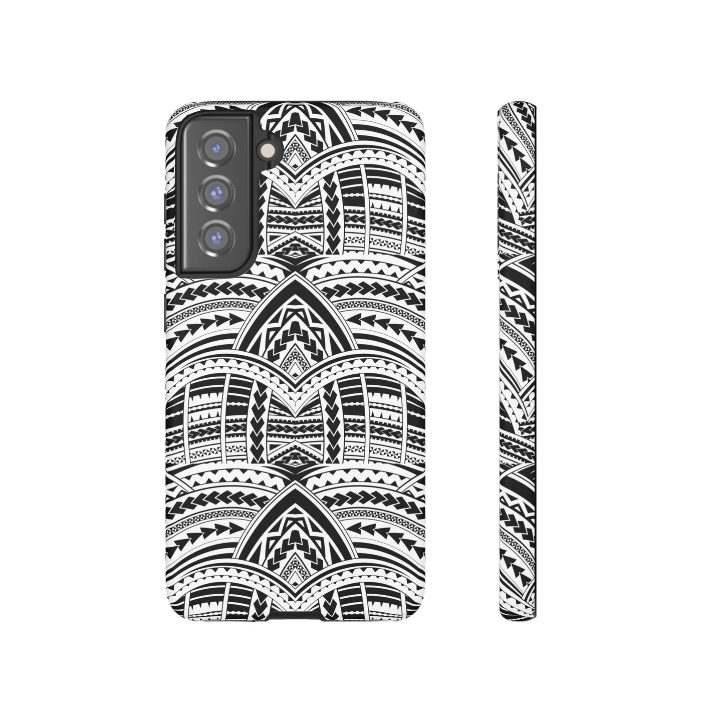 Tatoeage: telefoonhoesje met tribalpatroon voor iPhone, Samsung Galaxy en Google Pixel