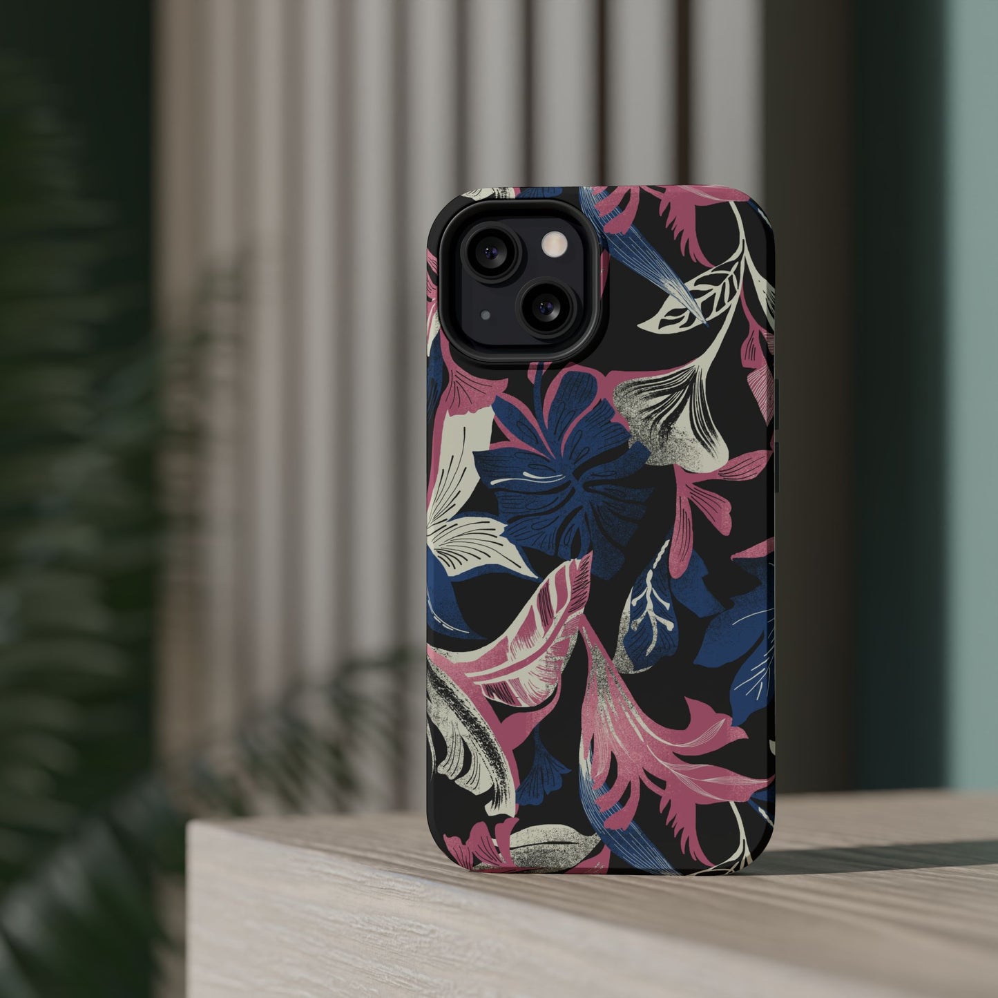 Tropique (MagSafe version): Palm & Fall Fusion Phone Case for iPhone