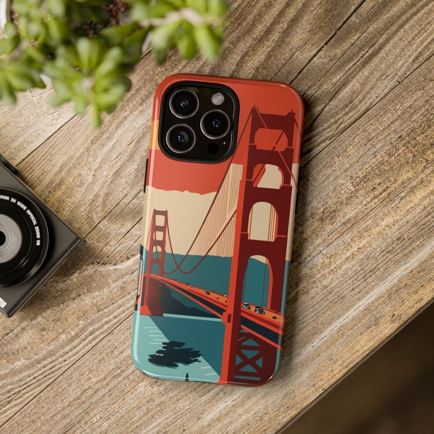 SFO: San Francisco Golden Gate Bridge Phone case for iPhone, Samsung Galaxy and Google Pixel