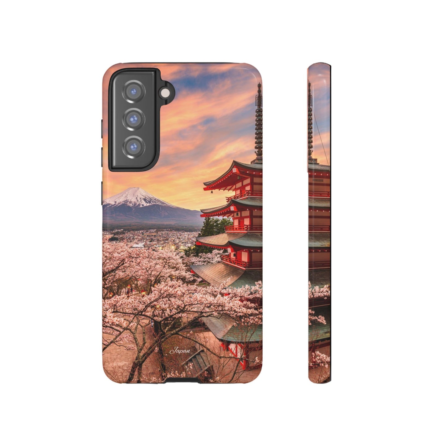 Cherry Blossoms Mt. Fuji phone case for iPhone, Galaxy and Pixel devices