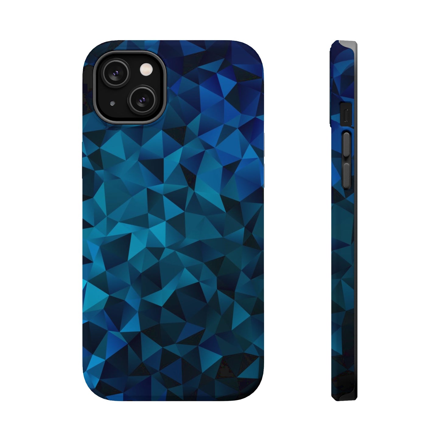 Blue Diamonds (MagSafe version): Elegant phone case for iPhone