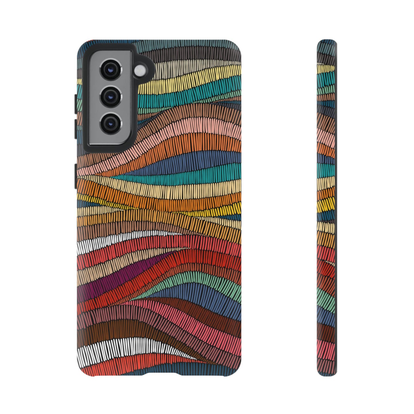Threaded Harmony: Tapestry-inspired Phone Case for iPhone, Samsung Galaxy and Google Pixel devices