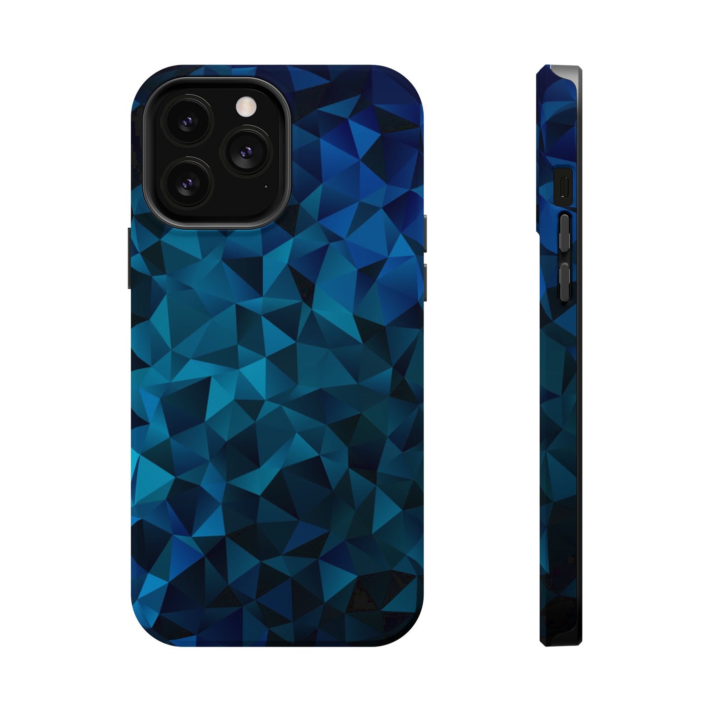Blue Diamonds (MagSafe version): Elegant phone case for iPhone