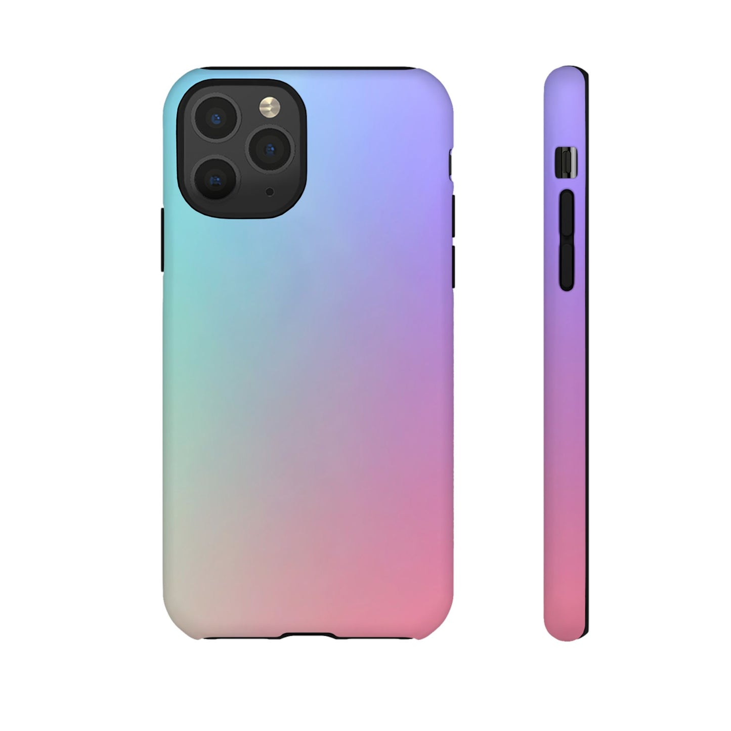 Cotton Candy: Quadcolor Pastel Gradient Tough Case for iPhone, Samsung Galaxy and Google Pixel devices