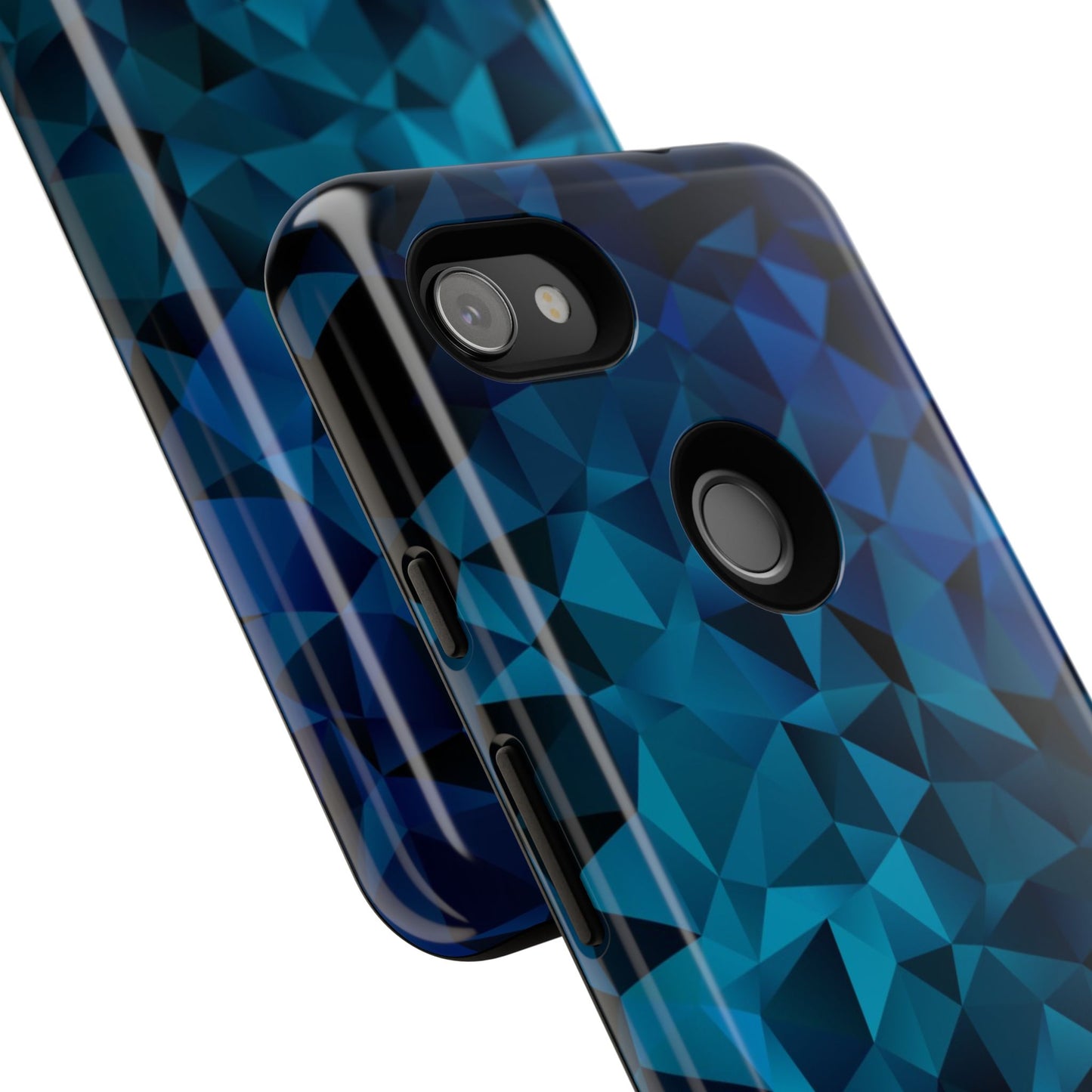 Blue Diamonds: Phone Case with Elegant Prints for iPhone, Samsung Galaxy and Google Pixel devices