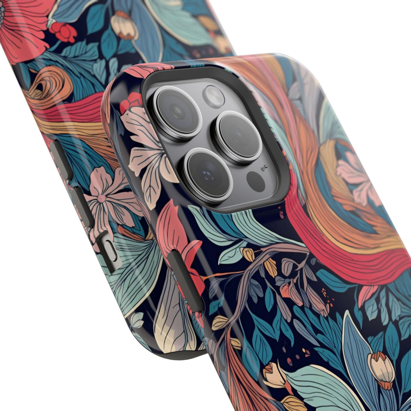 Floral Charm (MagSafe version): Fashion Phone Case for iPhone