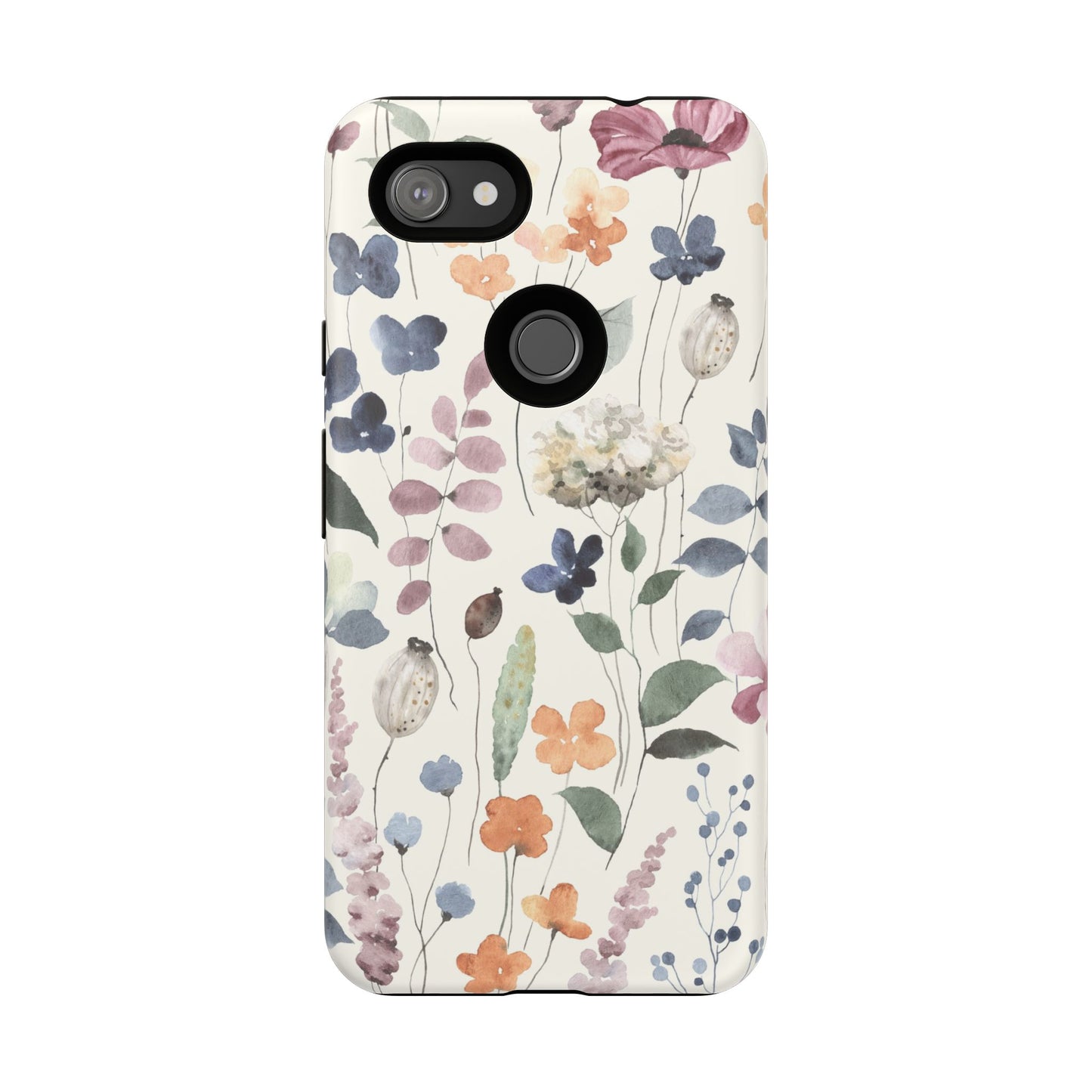 Floral prints phone case for iPhone, Samsung Galaxy and Pixel devices