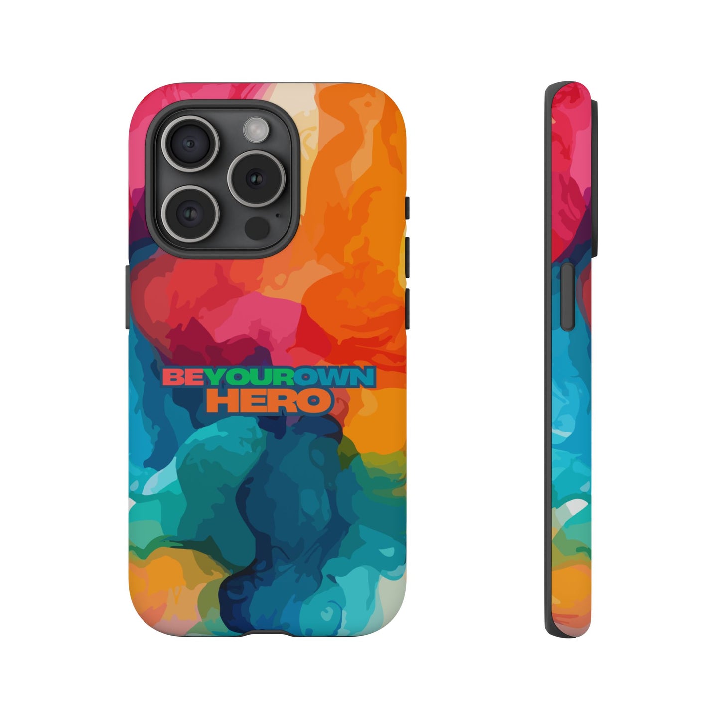 Be Your Own Hero: Tough Case for iPhone, Samsung Galaxy and Google Pixel