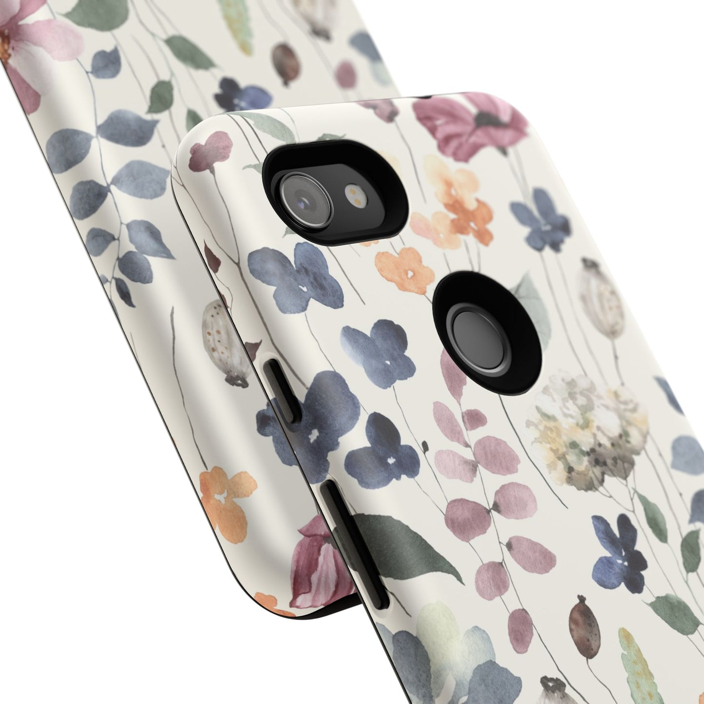 Floral prints phone case for iPhone, Samsung Galaxy and Pixel devices