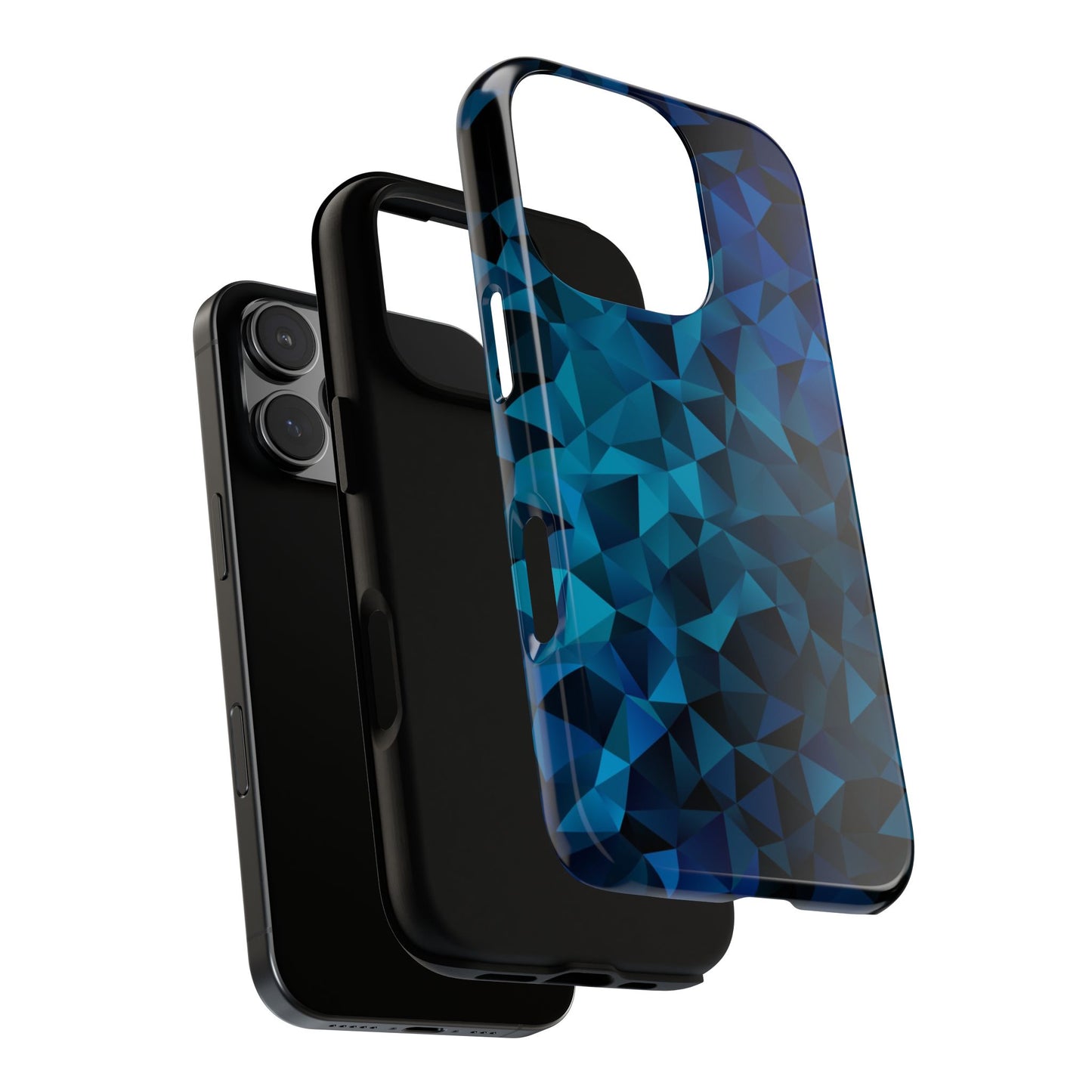 Blue Diamonds: Phone Case with Elegant Prints for iPhone, Samsung Galaxy and Google Pixel devices