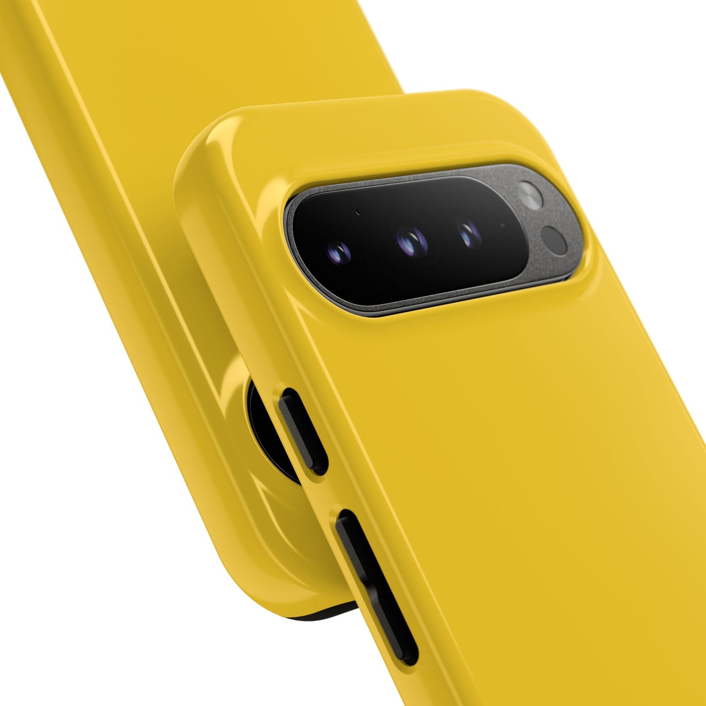 Luscious Yellow: Plain Sunburst-Inspired Color for iPhone, Samsung Galaxy and Google Pixel devices
