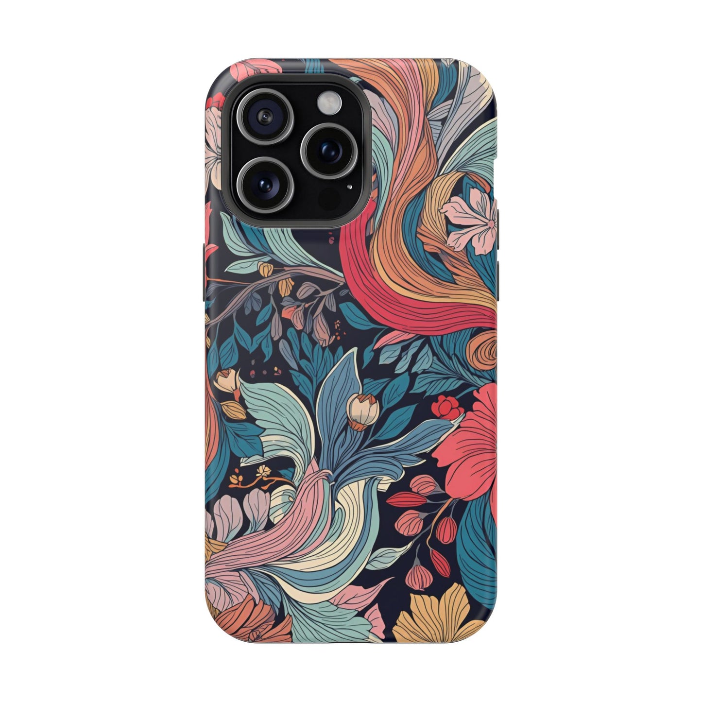 Floral Charm (MagSafe version): Fashion Phone Case for iPhone