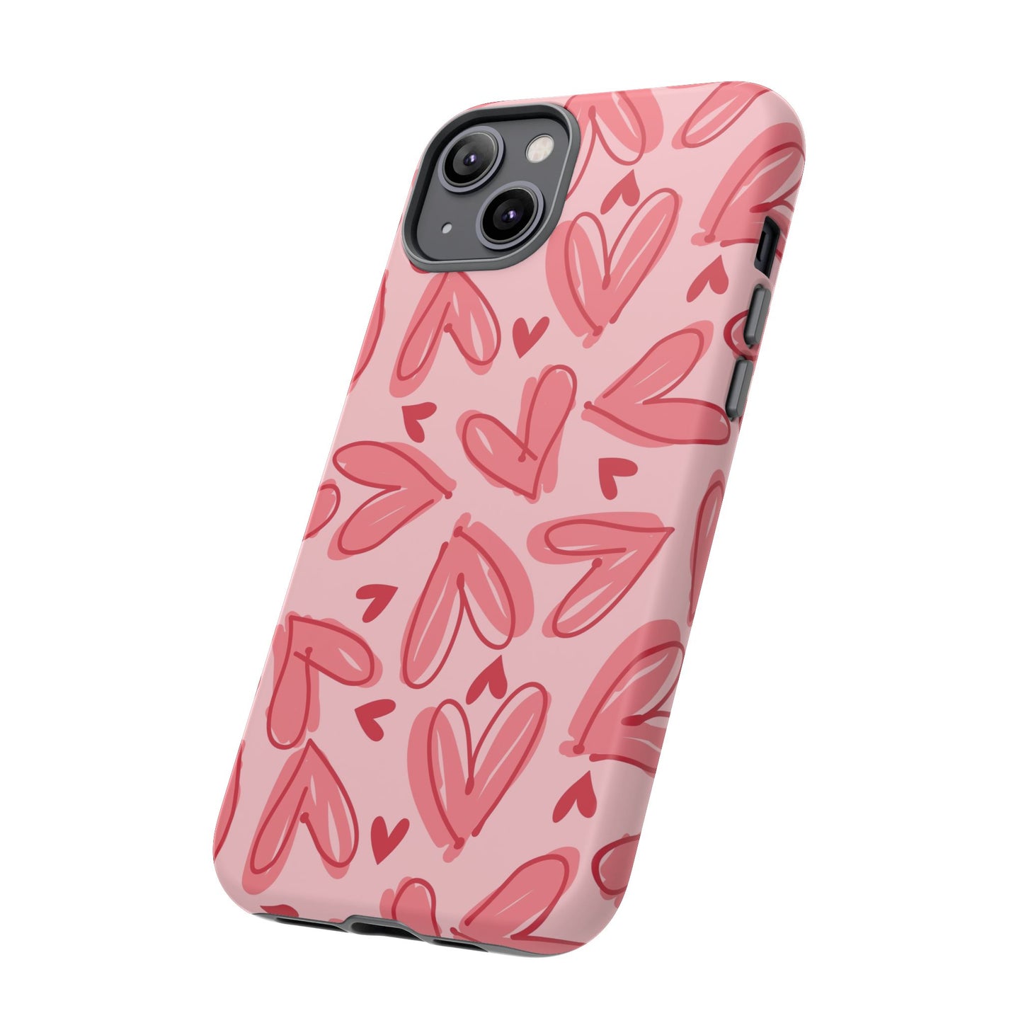 Hearts: Tough Case for iPhone, Samsung Galaxy and Google Pixel devices
