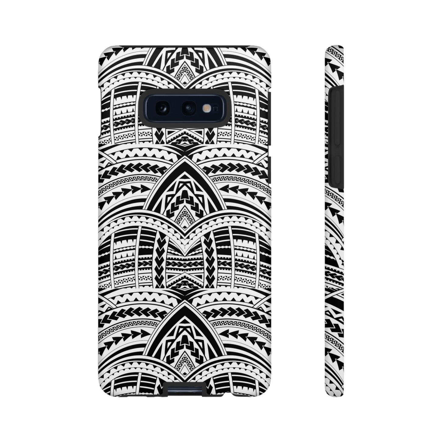 Tatoeage: telefoonhoesje met tribalpatroon voor iPhone, Samsung Galaxy en Google Pixel