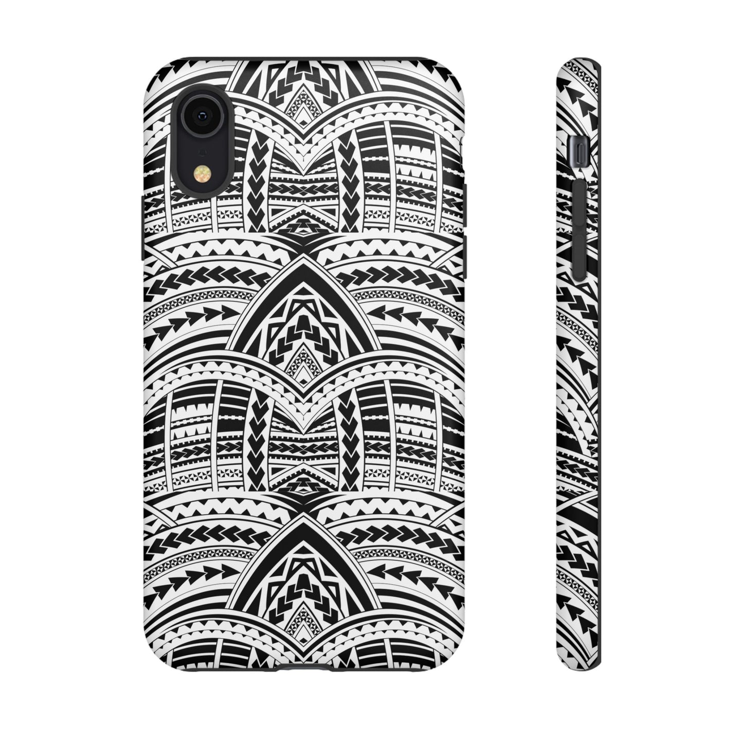 Tatoeage: telefoonhoesje met tribalpatroon voor iPhone, Samsung Galaxy en Google Pixel