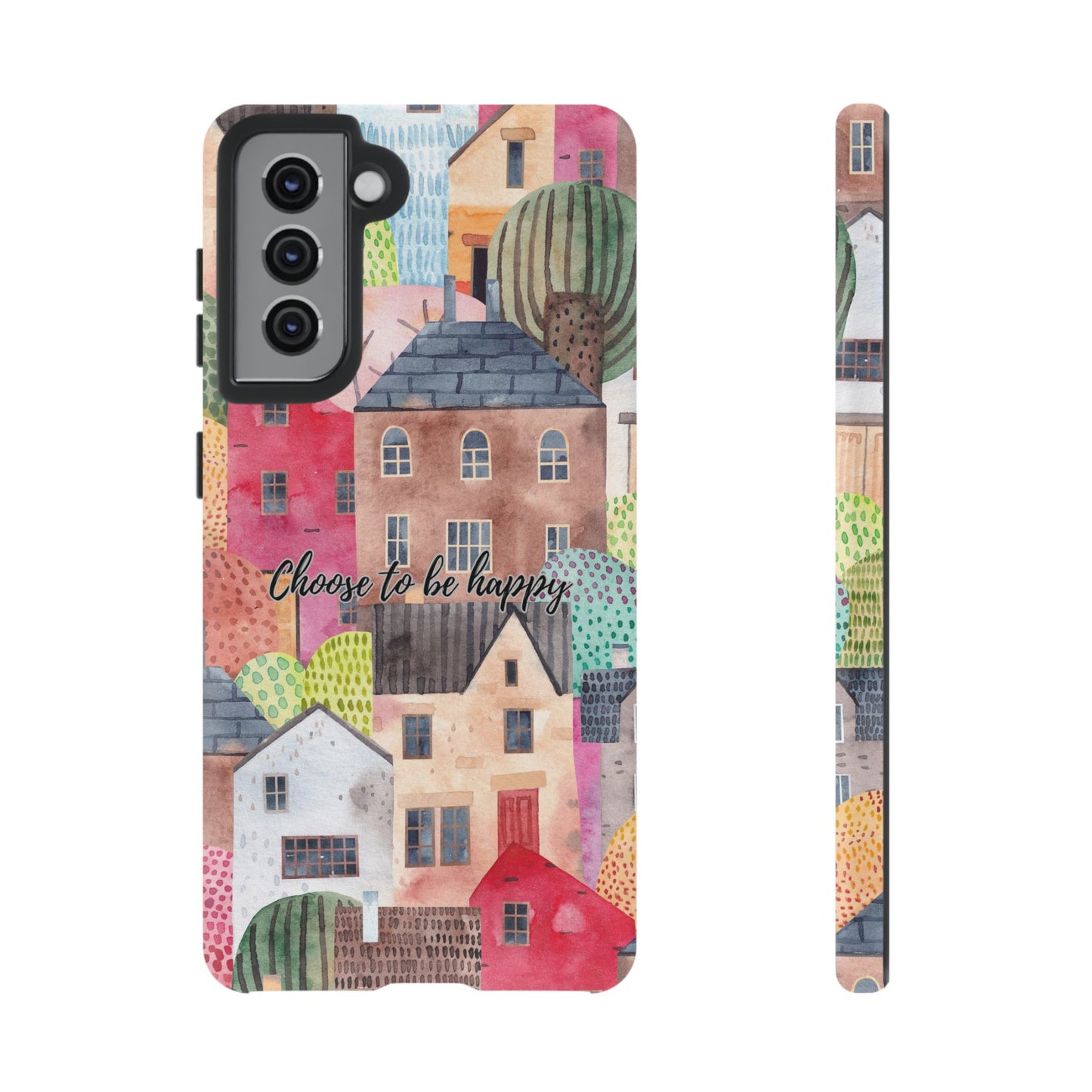 Choose to be Happy: Inspiring Case for iPhone, Samsung Galaxy and Google Pixel devices