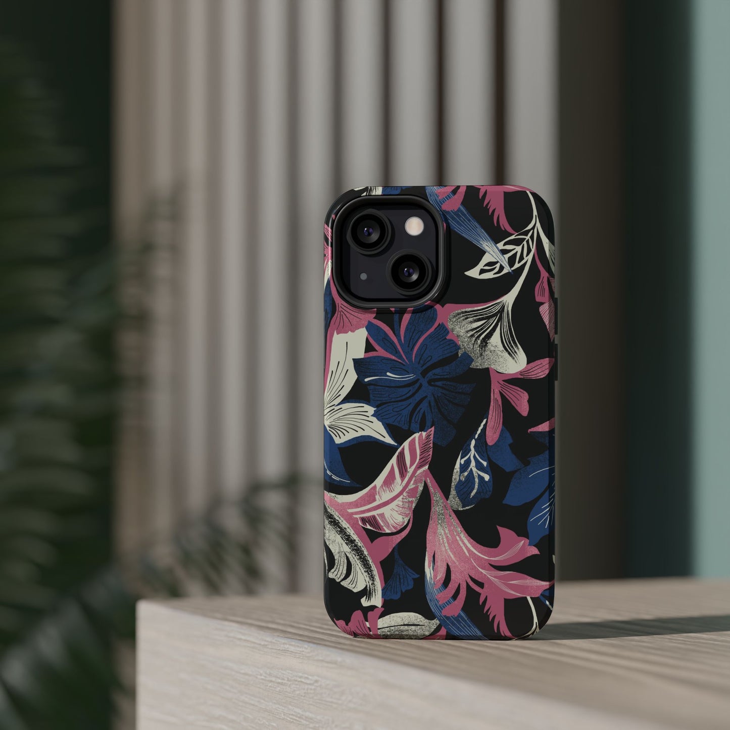 Tropique (MagSafe version): Palm & Fall Fusion Phone Case for iPhone