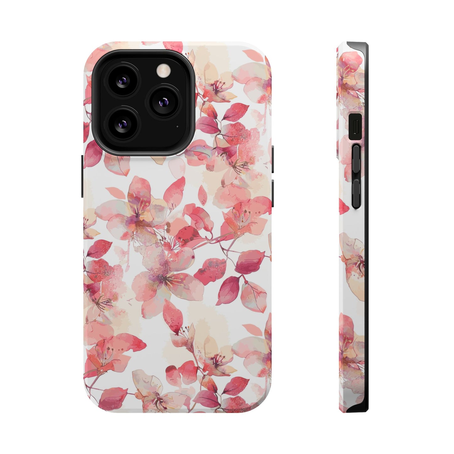 Watercolor Flowers: MagSafe case for iPhone