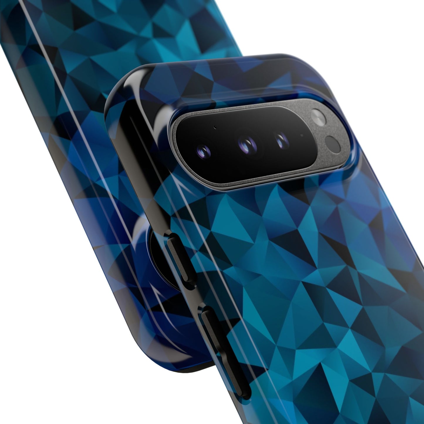 Blue Diamonds: Phone Case with Elegant Prints for iPhone, Samsung Galaxy and Google Pixel devices