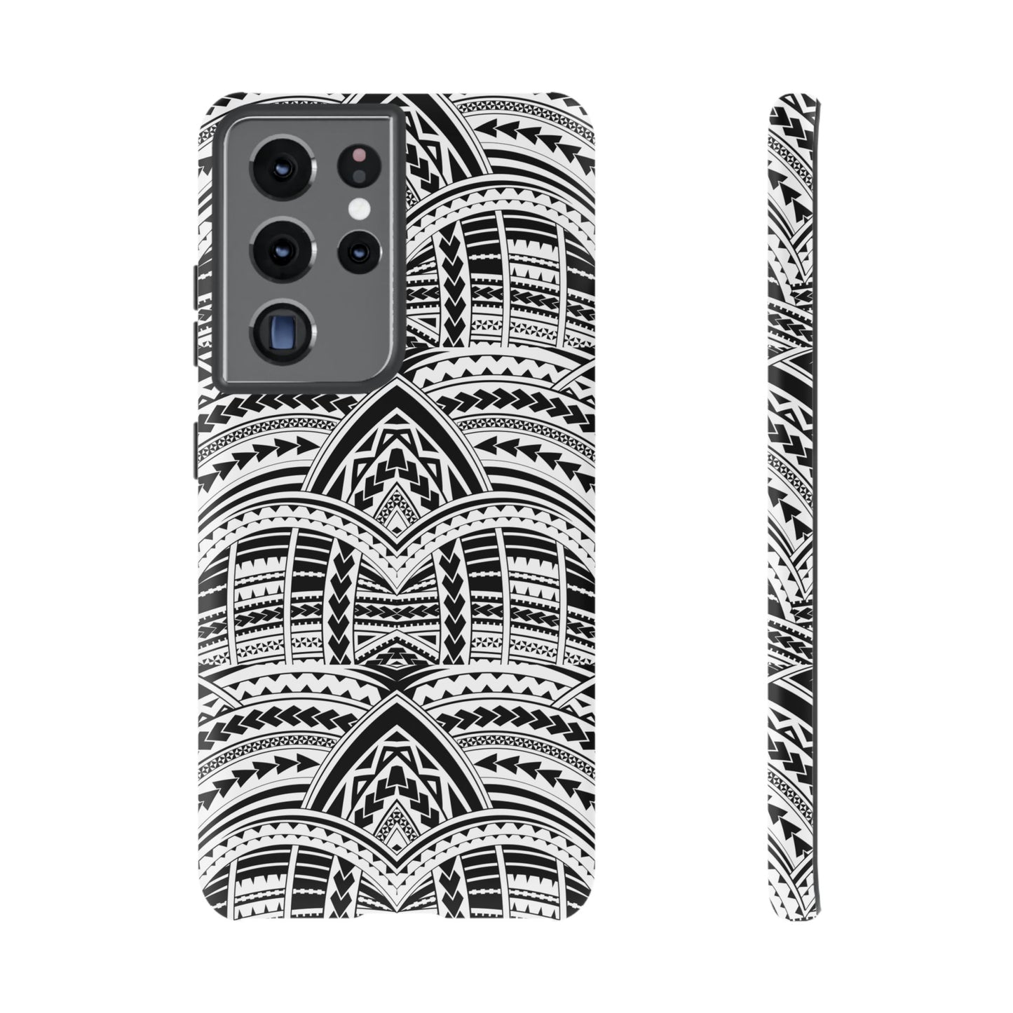 Tatoeage: telefoonhoesje met tribalpatroon voor iPhone, Samsung Galaxy en Google Pixel