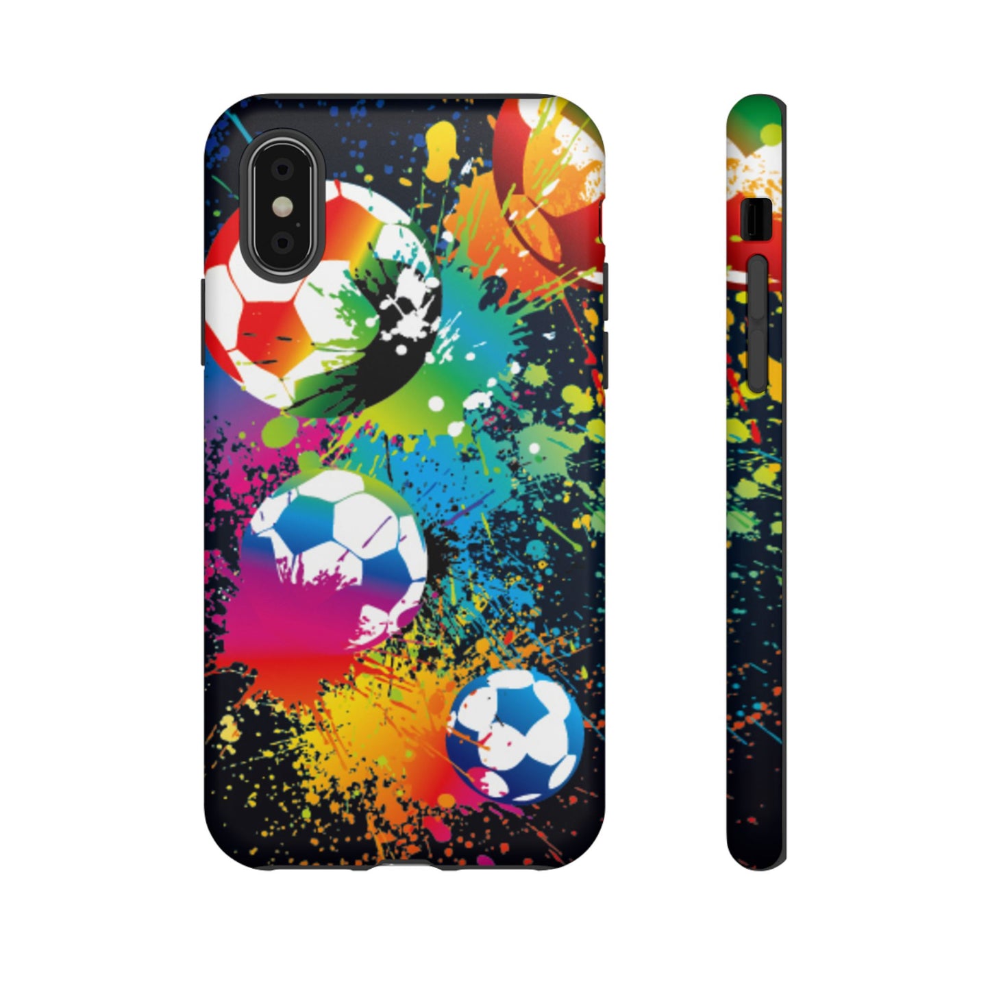 Footballer's Phone Case: Vibrant Case for iPhone, Samsung Galaxy and Google Pixel devices