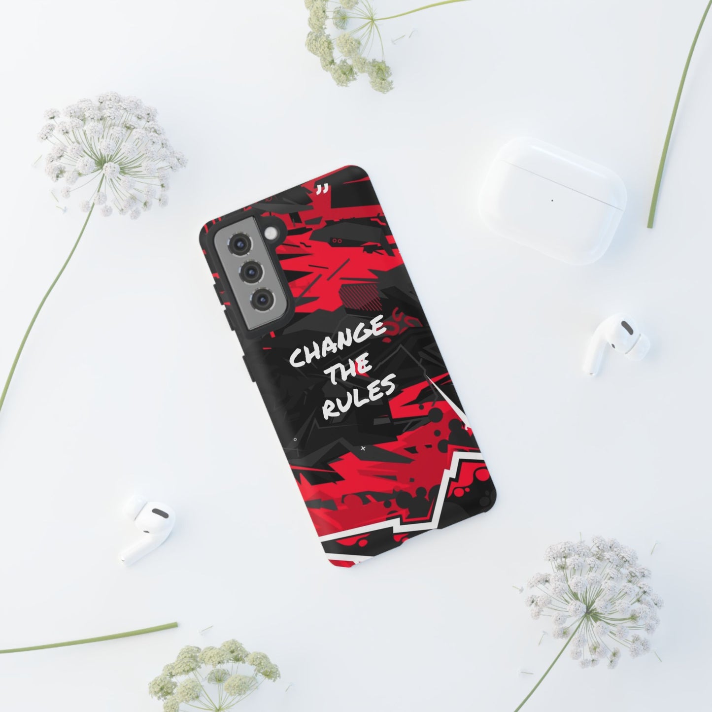 Verander de regels: stevige hoes voor iPhone-, Galaxy- en Pixel-apparaten