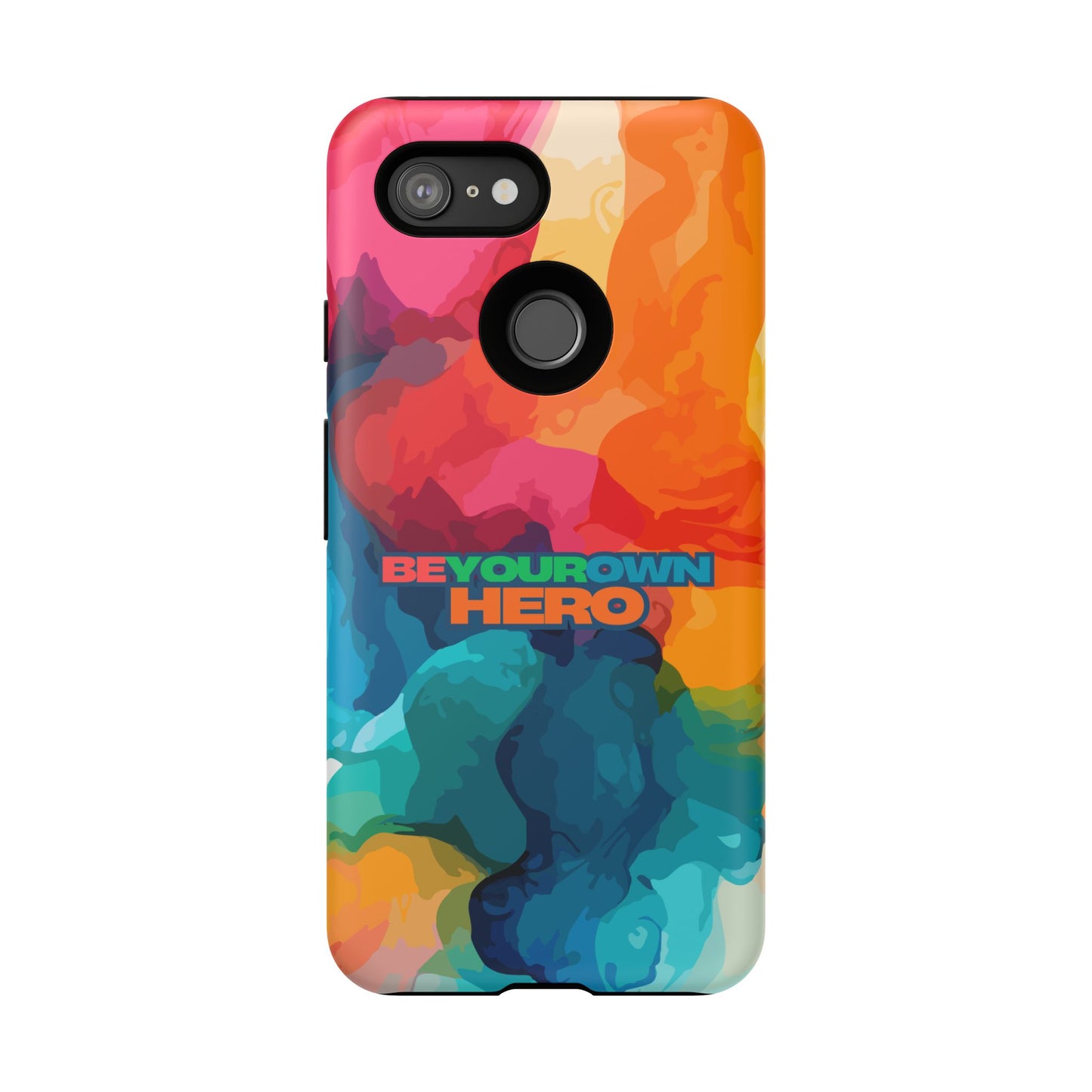 Be Your Own Hero: Tough Case for iPhone, Samsung Galaxy and Google Pixel