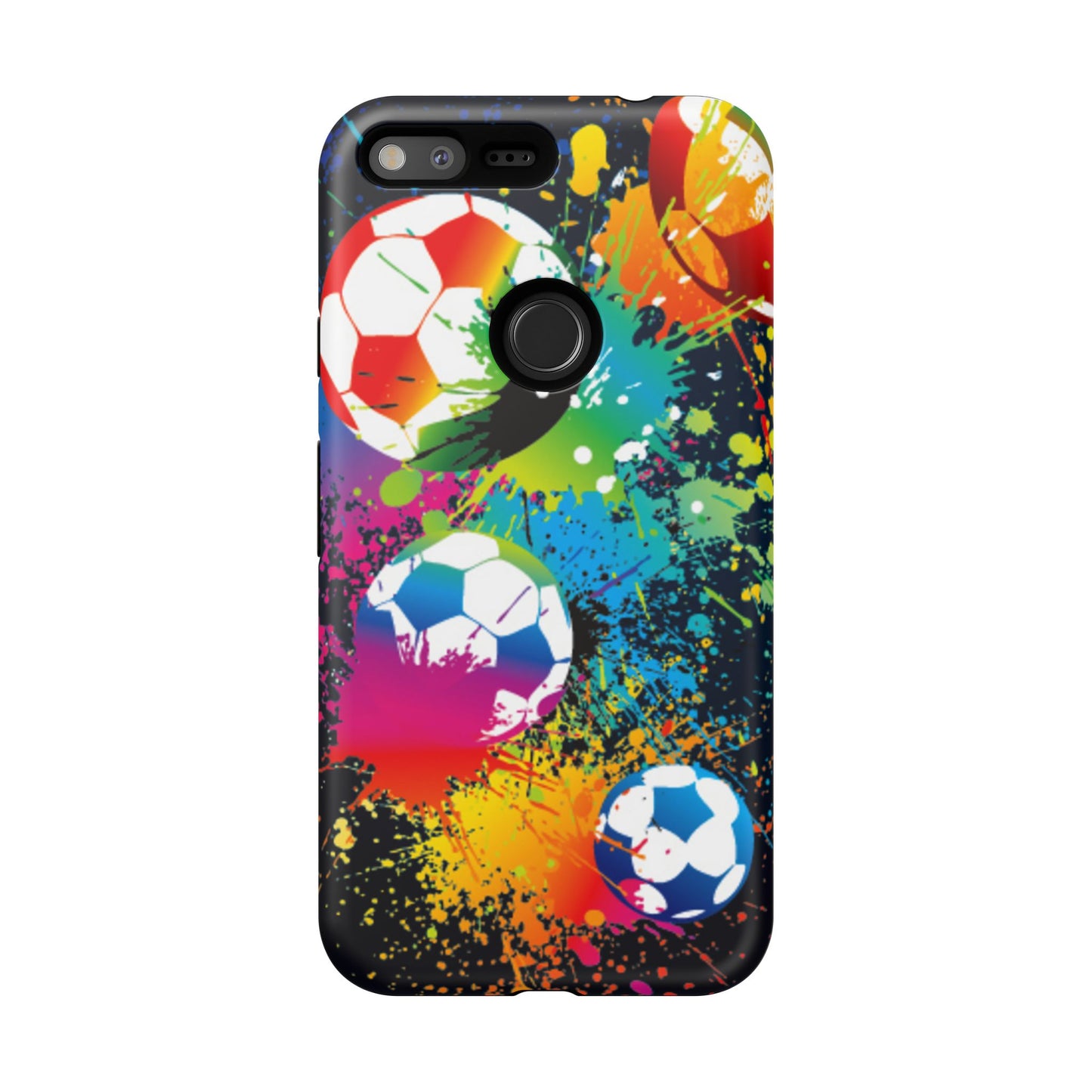 Footballer's Phone Case: Vibrant Case for iPhone, Samsung Galaxy and Google Pixel devices